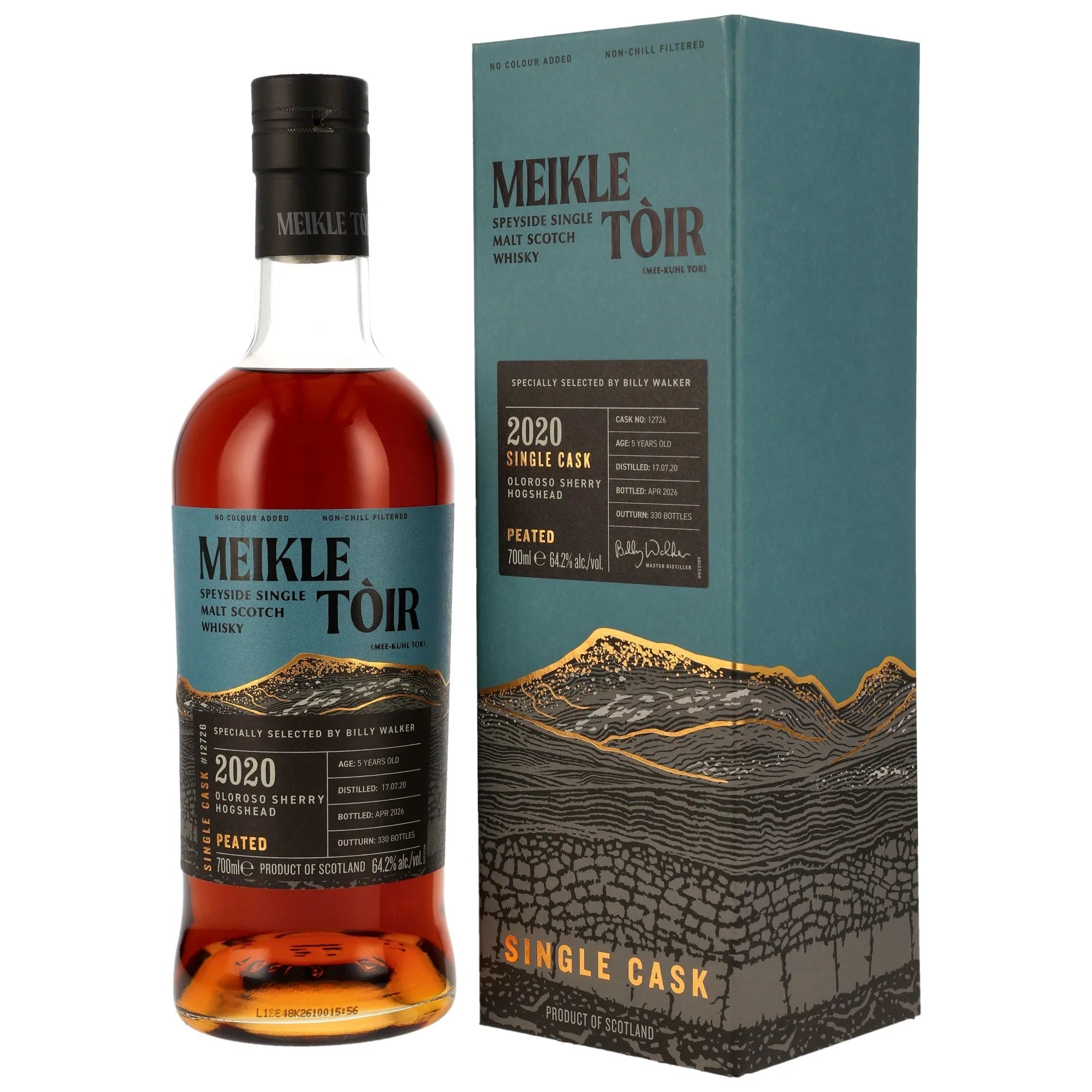 Meikle Tòir 2020/2026 Peated Single Cask 12726 64,2% vol. 700ml 1 - Maltimore.de - Premium Whisky Onlineshop