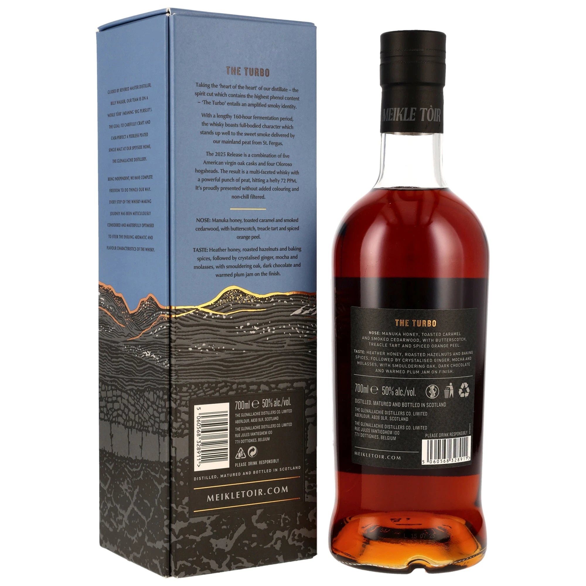 Meikle Toir 5 y.o. The Turbo 2025 Edition - Heavily Peated GlenAllachie 50% vol. 700ml 2 - Maltimore.de - Premium Whisky Onlineshop