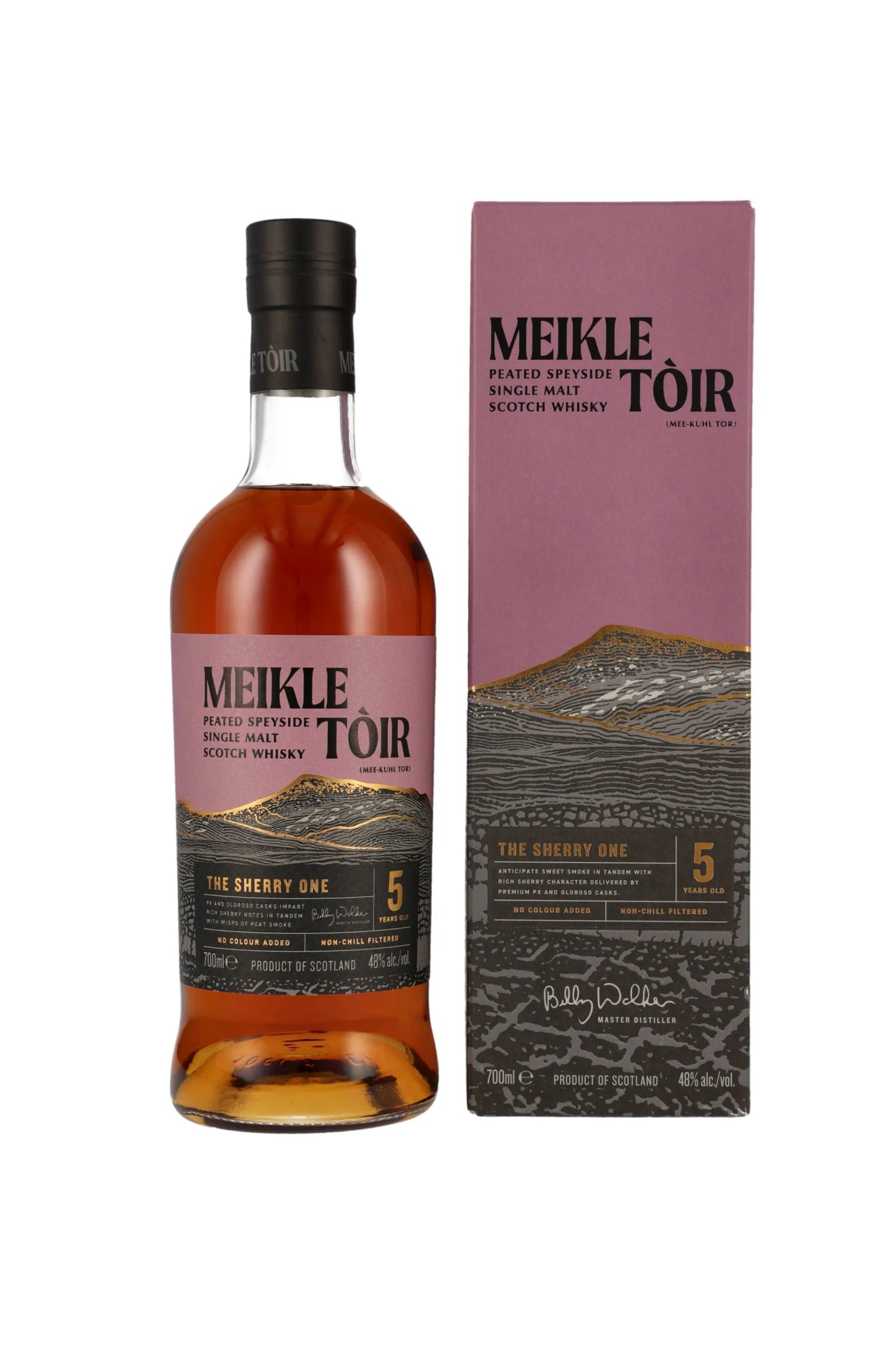 Meikle Tòir The Sherry One Heavily Peated Speyside Single Malt Scotch Whisky 50% vol. 700ml - Maltimore - Premium Whisky Onlineshop