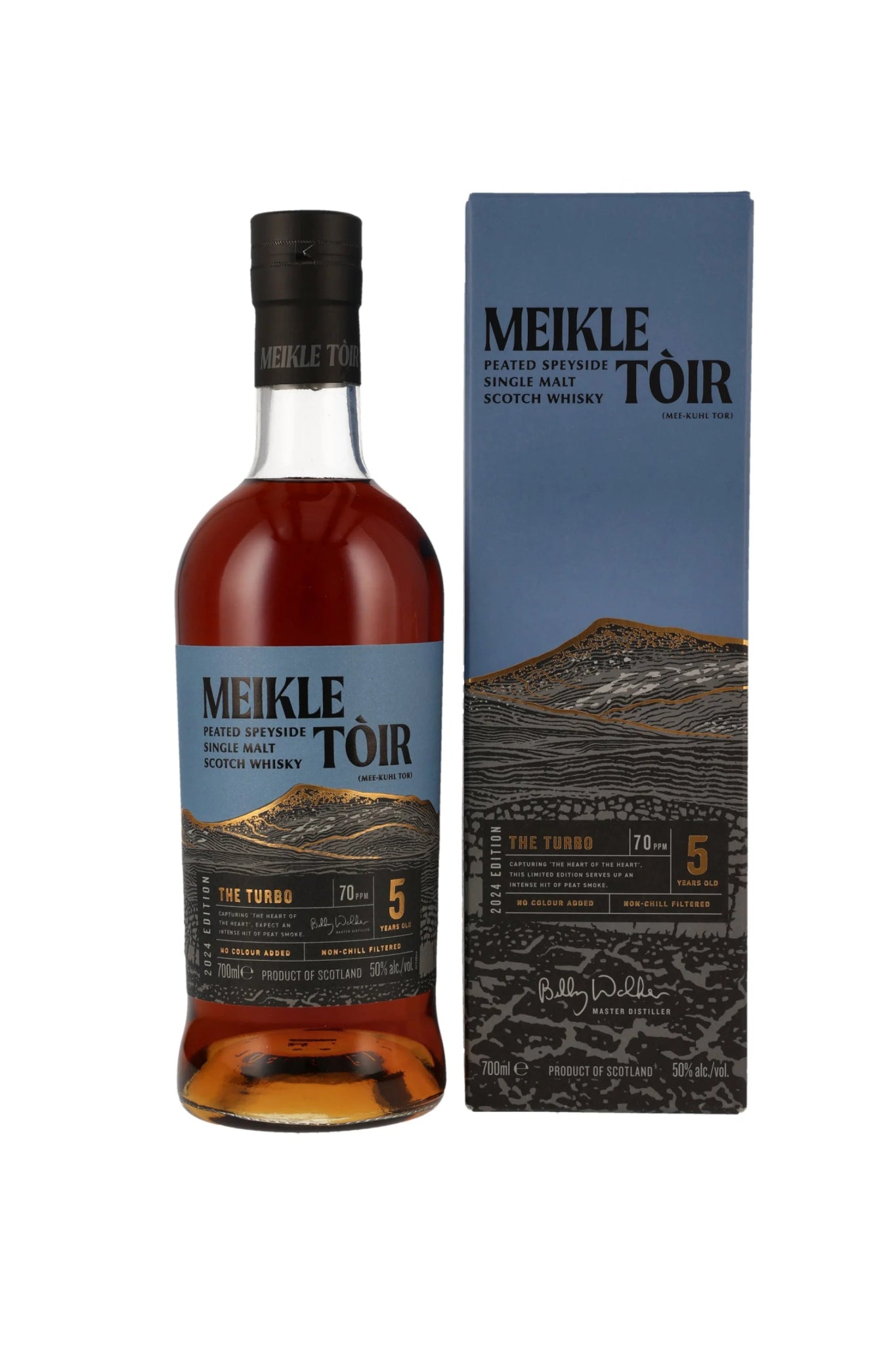 Meikle Tòir The Turbo 2024 Edition 70ppm Heavily Peated Single Malt Scotch Whisky 50% vol. 700ml - Maltimore - Premium Whisky Onlineshop