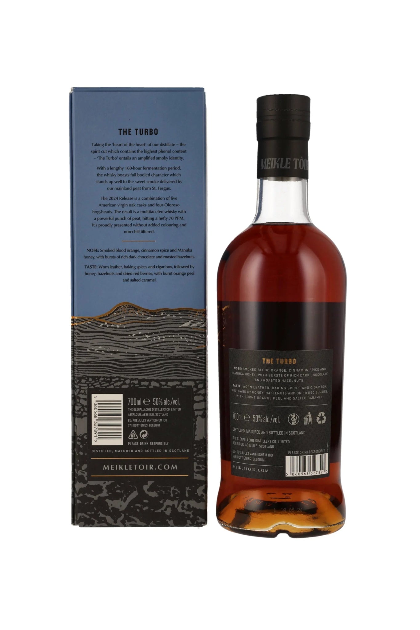 Meikle Tòir The Turbo 2024 Edition 70ppm Heavily Peated Single Malt Scotch Whisky 50% vol. 700ml - Maltimore - Premium Whisky Onlineshop