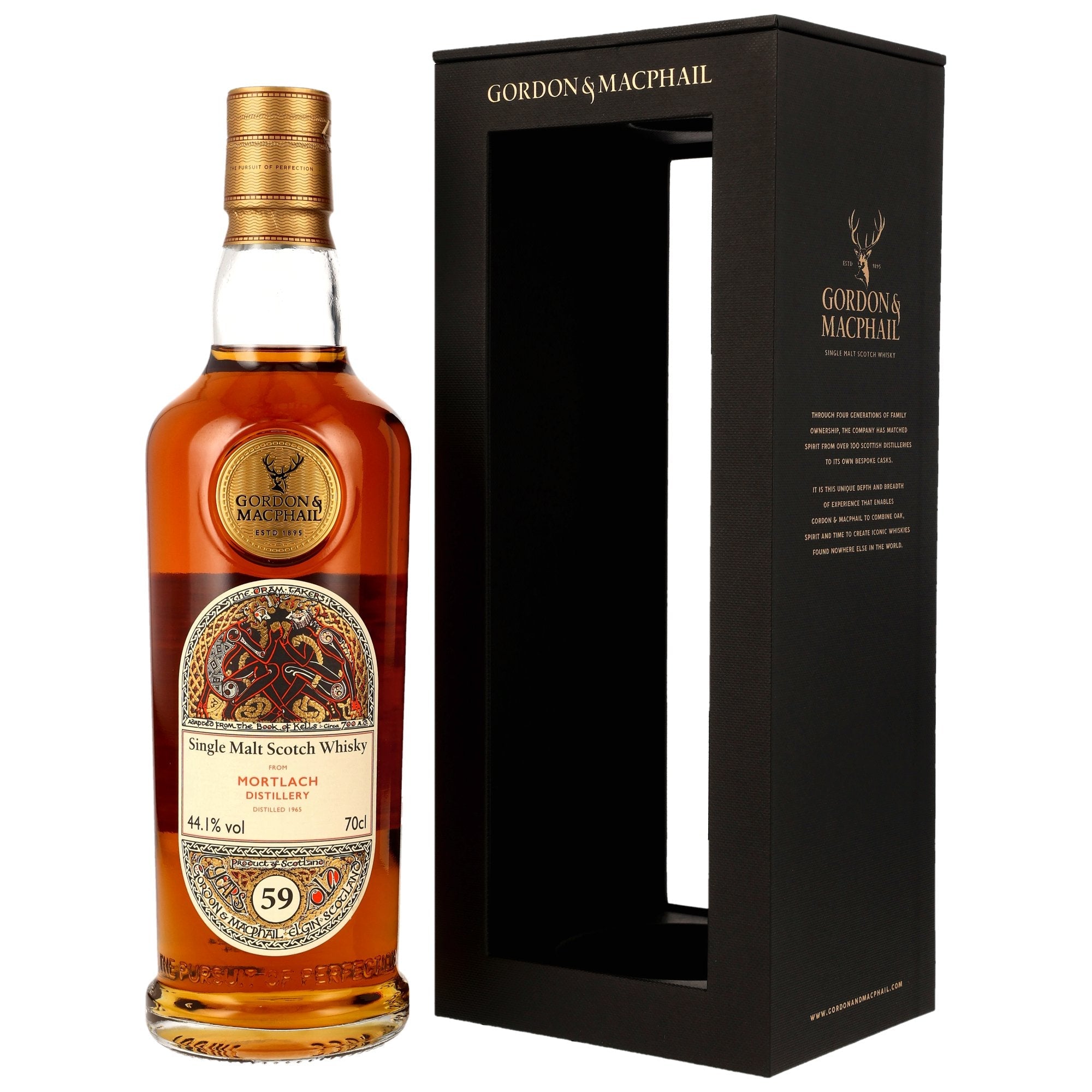 Mortlach 1965/2024 59 Jahre Refill American Hogshead #1591 Gordon & MacPhail Dram Takers Collection 44,1% vol. 700ml