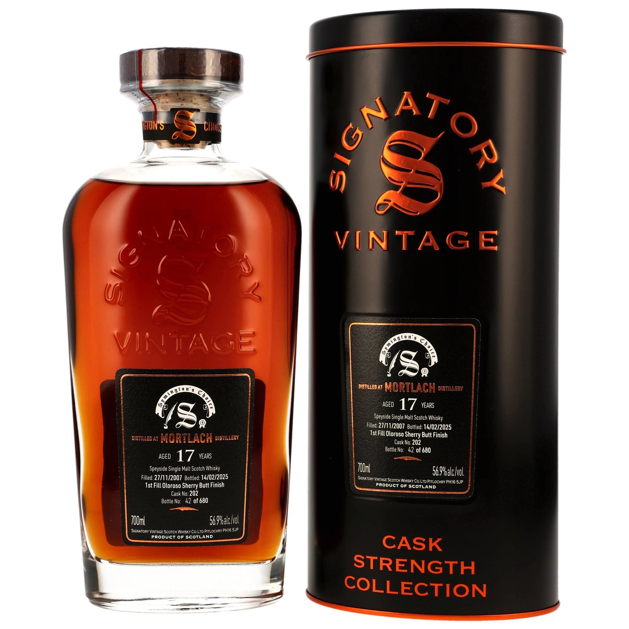 Mortlach 2007/2025 Signatory Symington’s Choice 56,9% vol. 700ml 1 - Maltimore - Premium Whisky Onlineshop