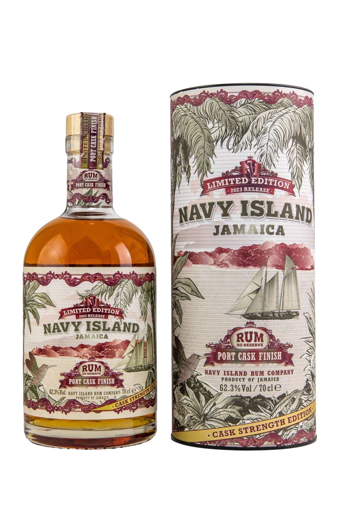 Navy Island XO Reserve Port Cask Finish Jamaica Rum Cask Strength 62,3% vol. 700ml - Maltimore - Premium Whisky Onlineshop