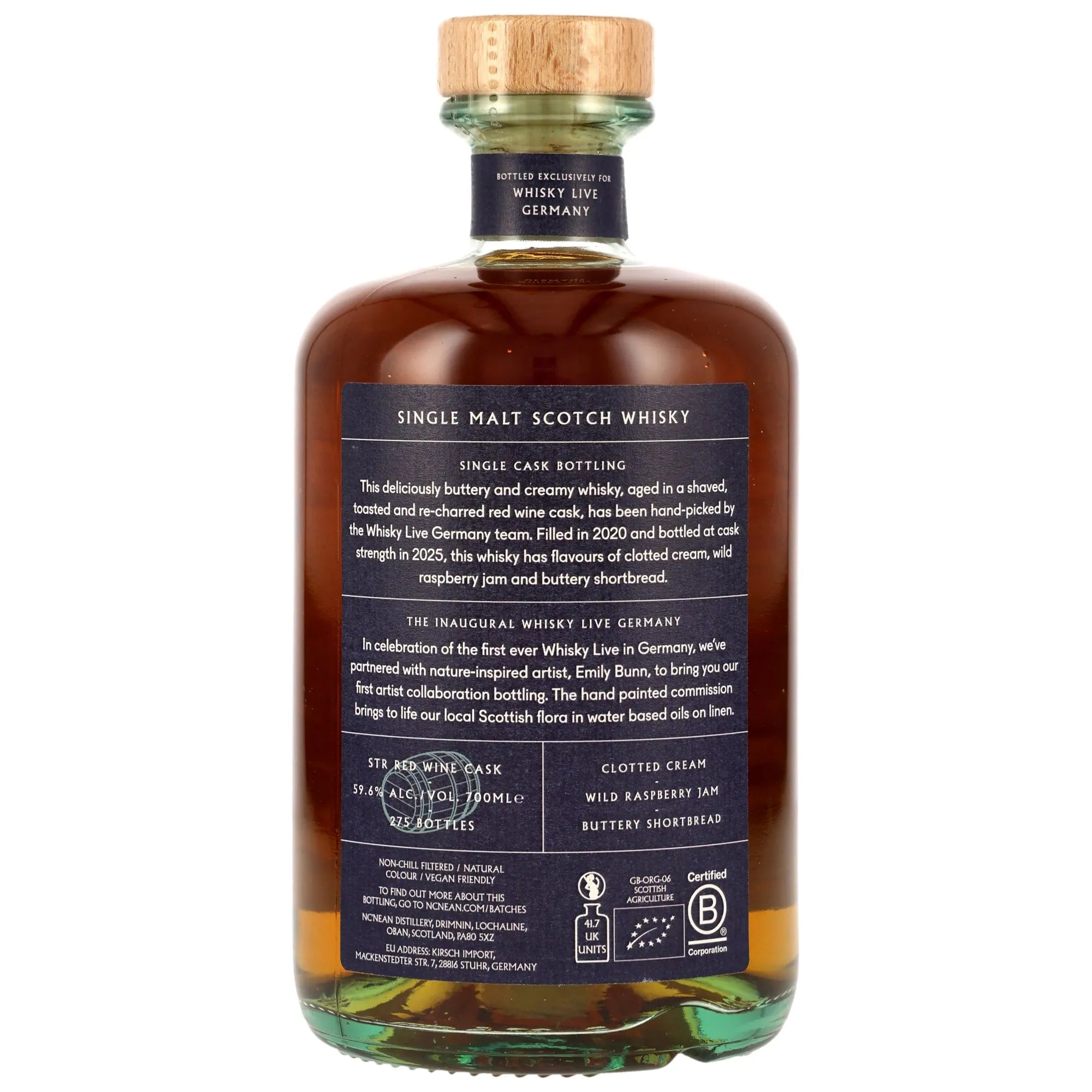 Nc'Nean Aon Single Cask 2020/2025 STR Red Wine Cask 20 - 279 Awakening Series 59,6% vol 700ml 2 - Maltimore.de - Premium Whisky Onlineshop