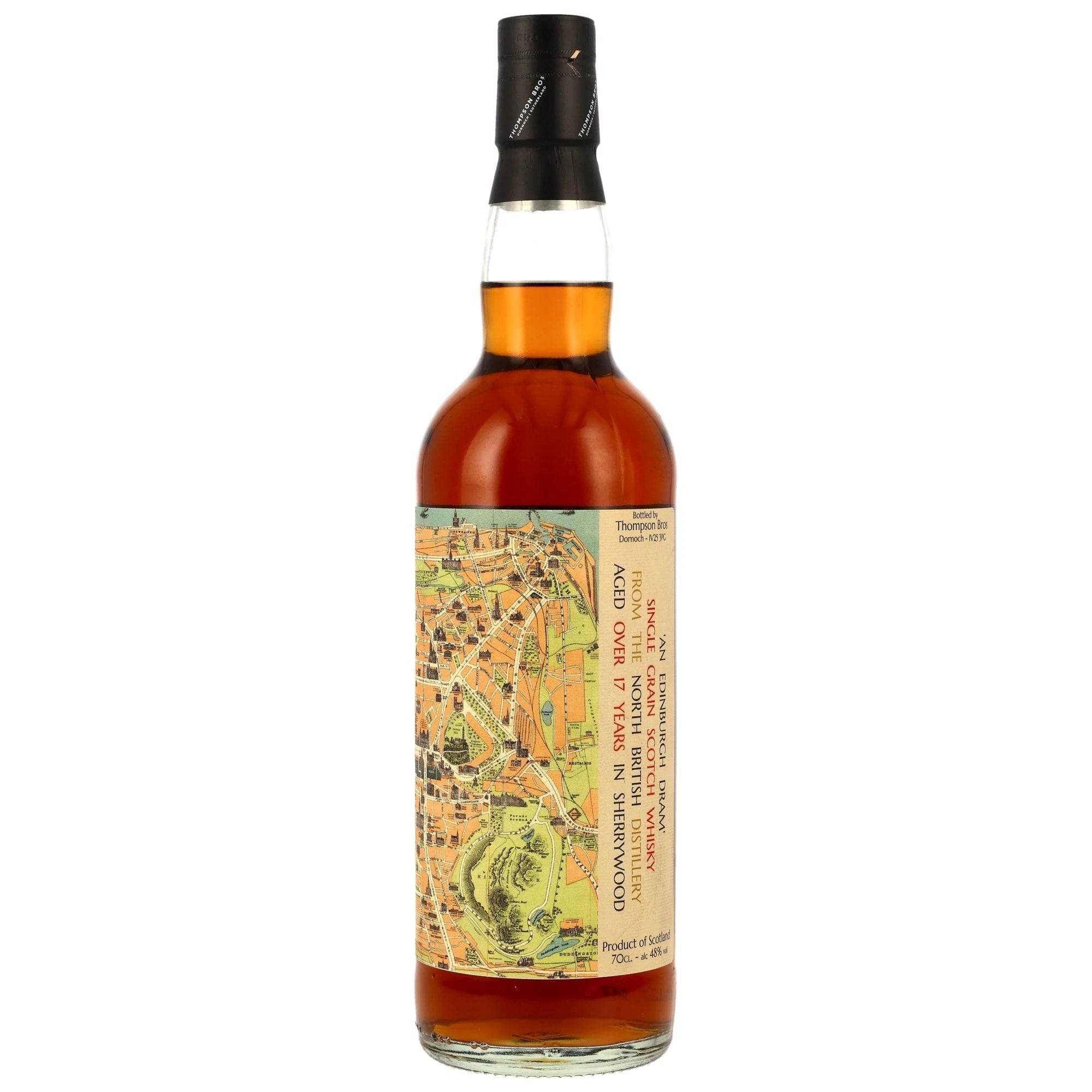North British Single Grain 17 Jahre Sherry Casks Thompson Bros. 48% vol. 700ml 3 - Maltimore.de - Premium Whisky Onlineshop