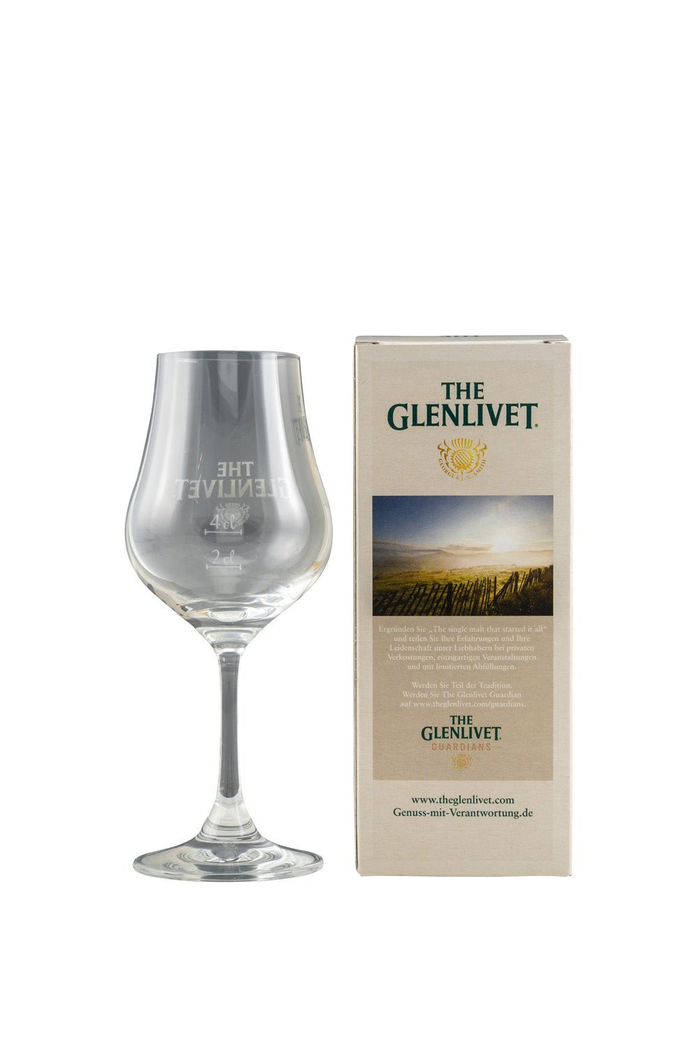 Nosing - Glas "The Glenlivet" mit Eichstrich 2cl/4cl - Maltimore - Premium Whisky Onlineshop