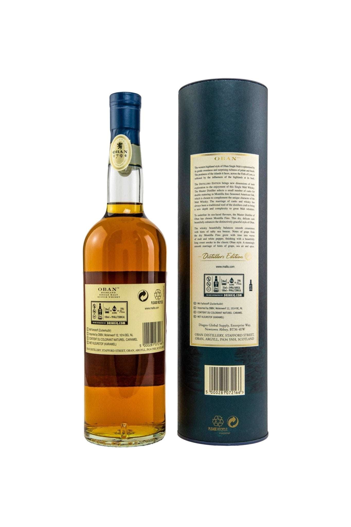 Oban Distillers Edition 2022 43% 700ml - Maltimore - Premium Whisky Onlineshop