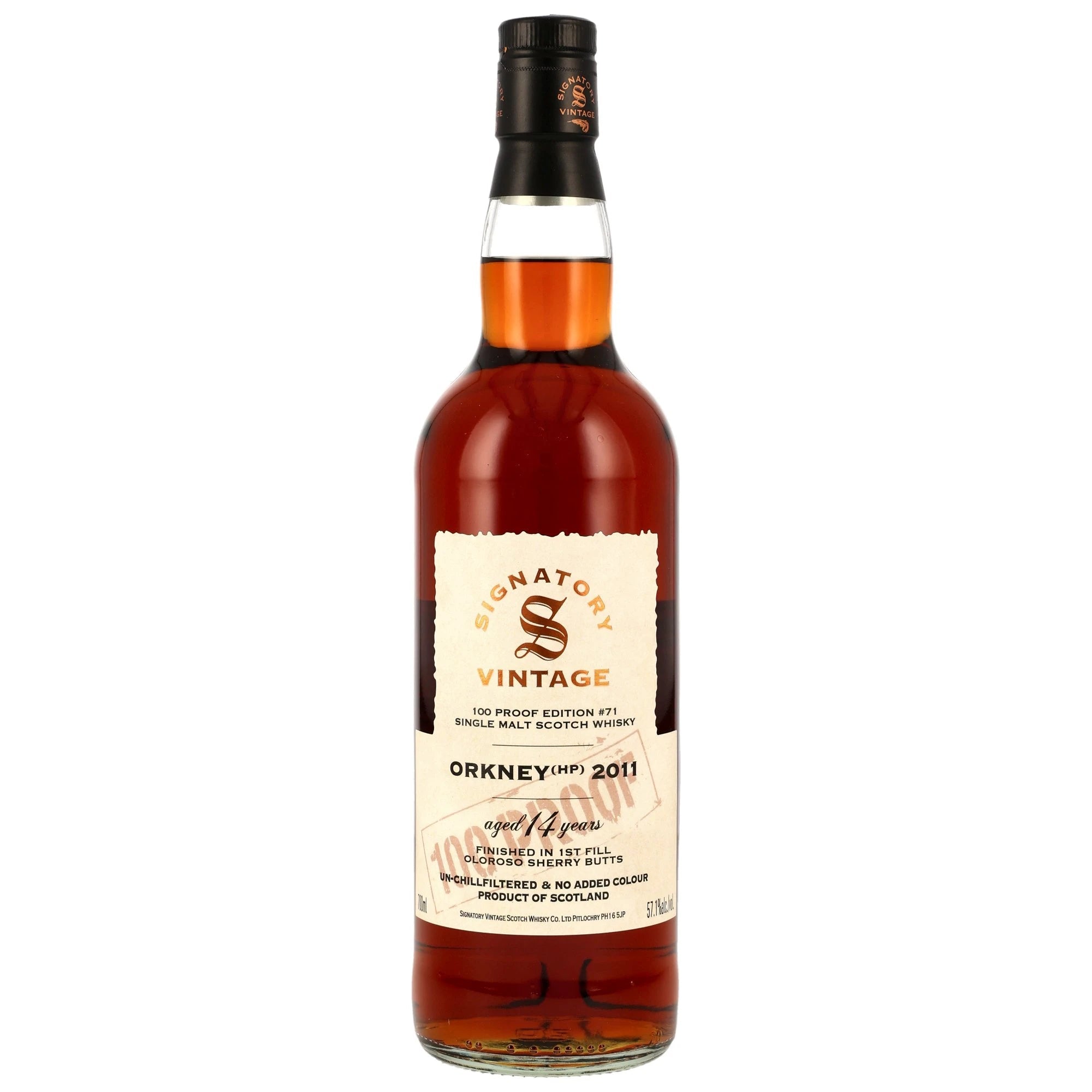 Orkney 2011/2026 (HP) Signatory Island Single Malt Scotch Whisky 100 Proof Edition 71 57,1% vol. 700ml 1 - Maltimore.de - Premium Whisky Onlineshop