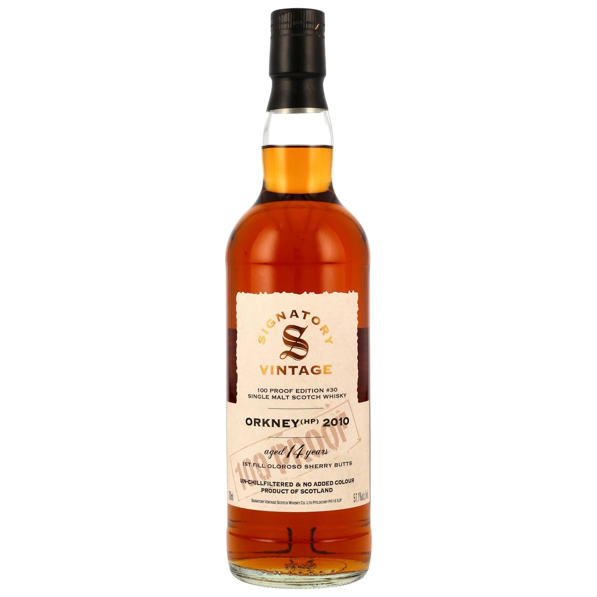 Orkney (HP) 2010/2024 – Peated Signatory Vintage Island Single Malt Scotch Whisky 100 Proof Edition #30 57,1% vol. 700ml 1 - Maltimore - Premium Whisky Onlineshop