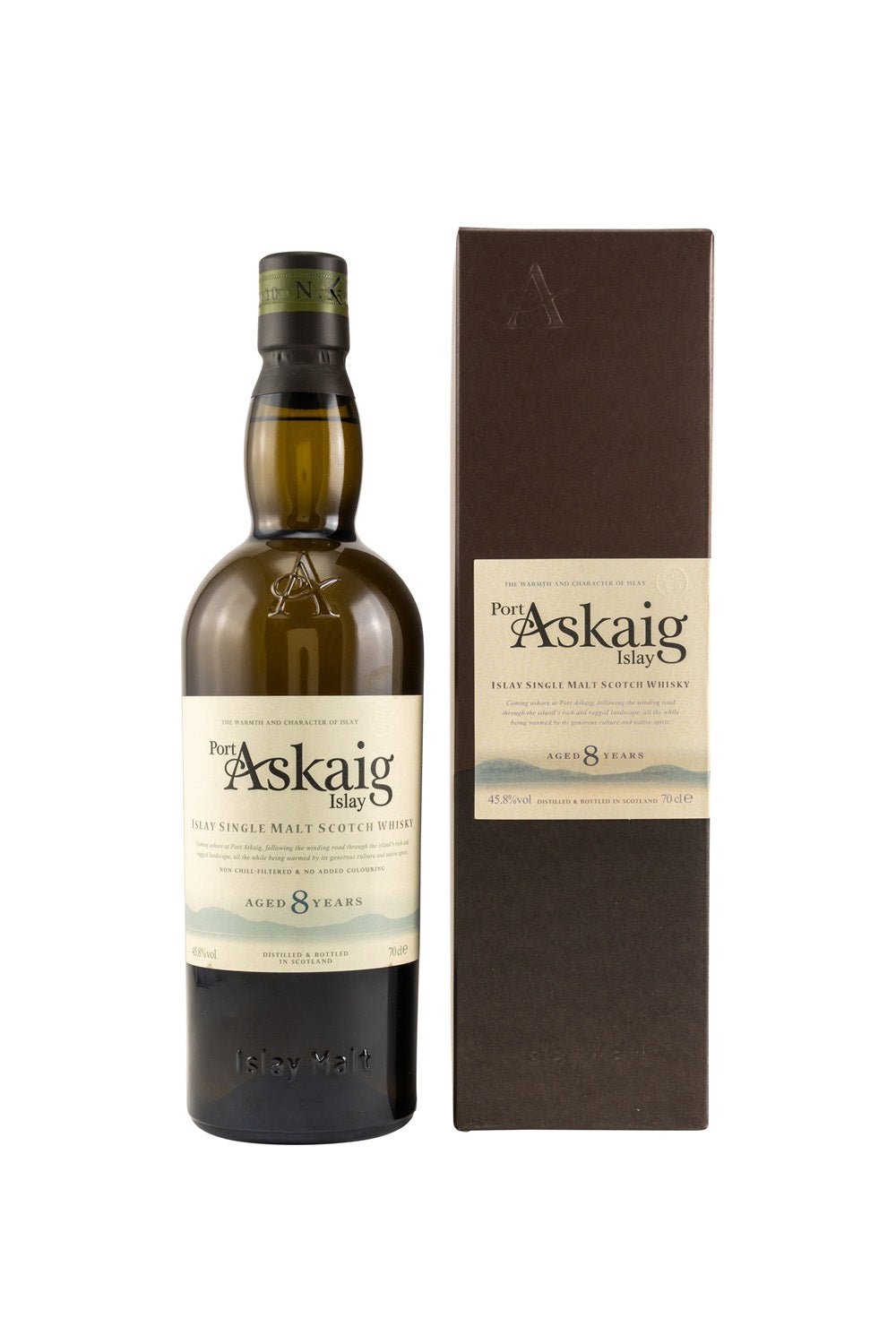 Port Askaig 8 Years Islay Single Malt Whisky 45,8% 700ml 1 - Maltimore - Premium Whisky Onlineshop