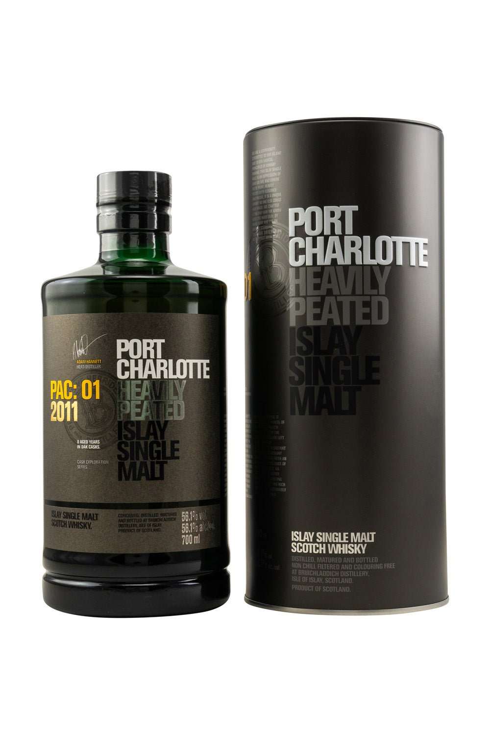 Port Charlotte 2011 PAC:01 Heavily Peated Islay Whisky 56,1% vol. 700ml 1 - Maltimore - Premium Whisky Onlineshop