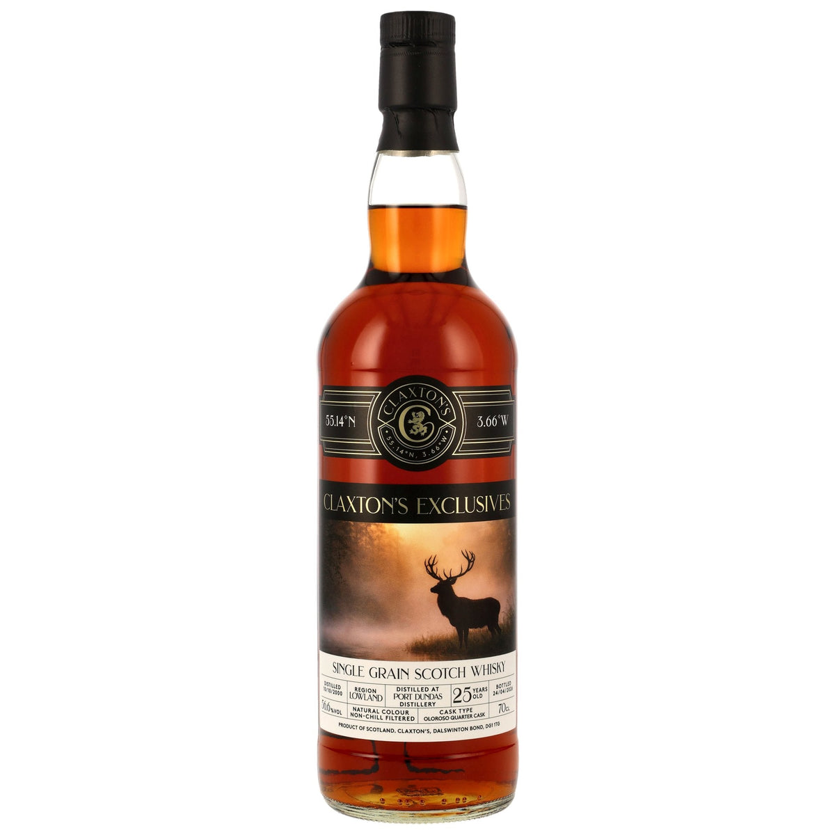 Port Dundas 2000/2026 25 y.o. Claxton's Exclusives Oloroso Sherry Cask 55,6% vol. 700ml