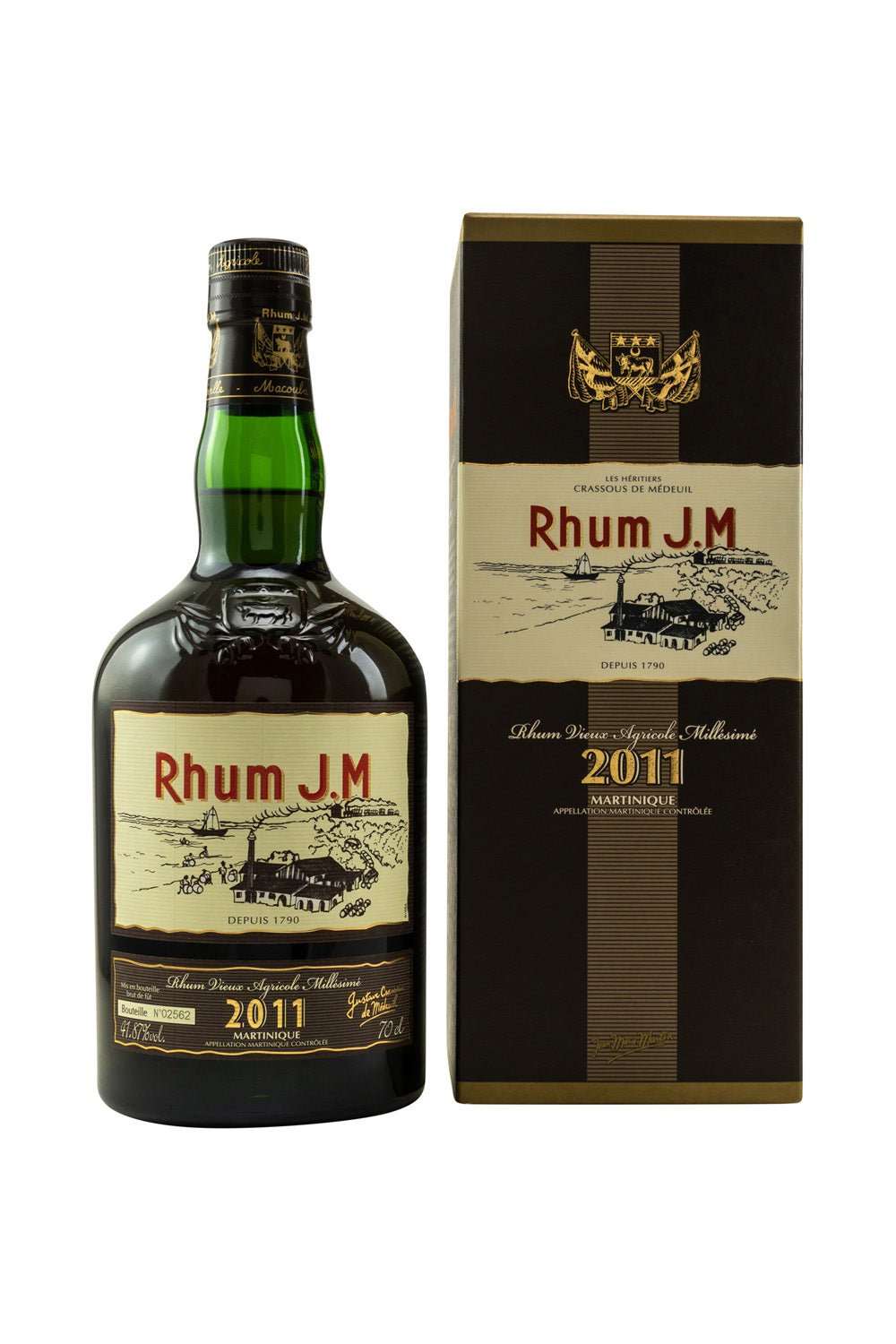 Rhum J.M 2011 Vintage 10 Jahre Cask Strength Rum Agricole 41,87% vol. 700ml 1 - Maltimore - Premium Whisky Onlineshop