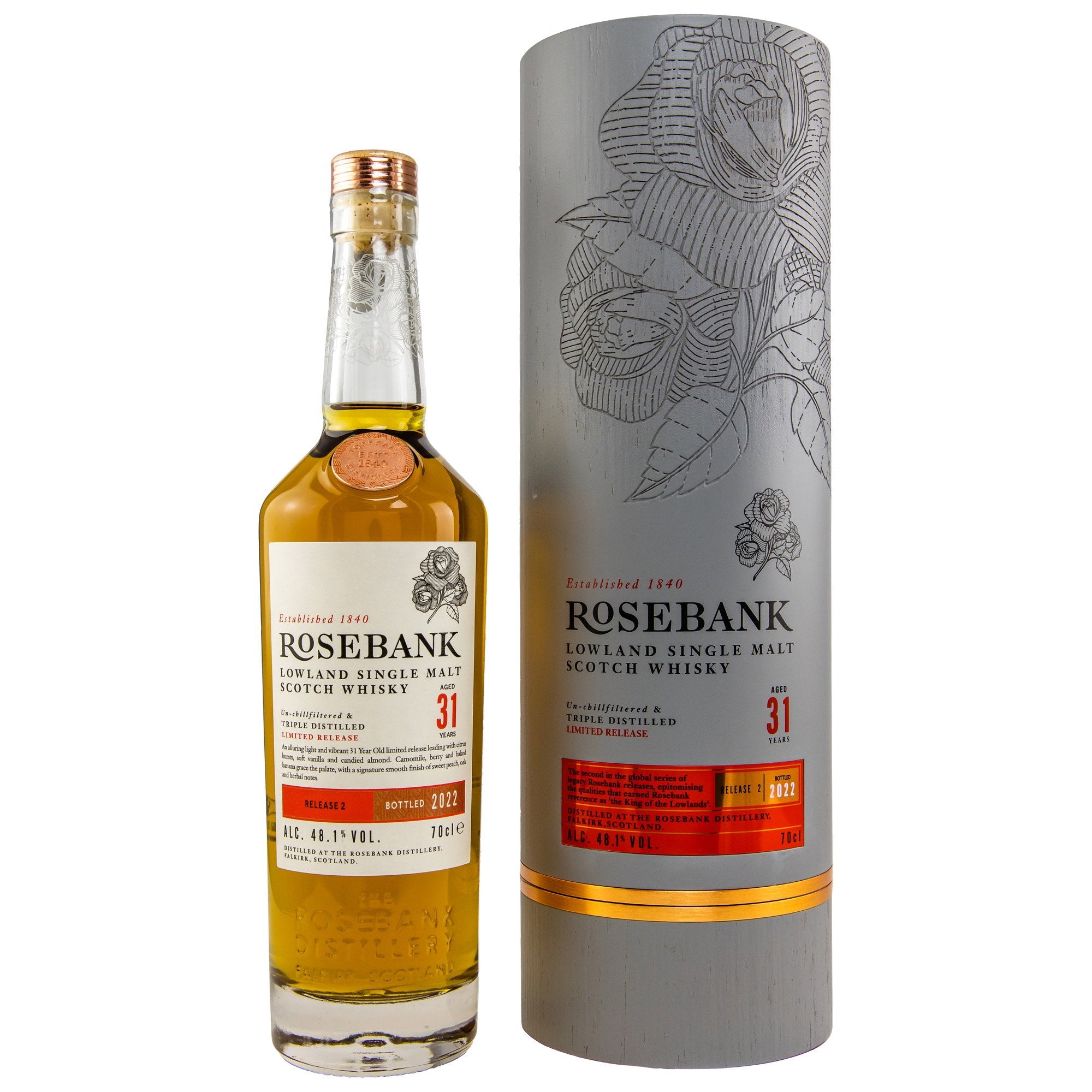Rosebank 1991/2022 31 Jahre Release 2 48,1% vol. 700ml
