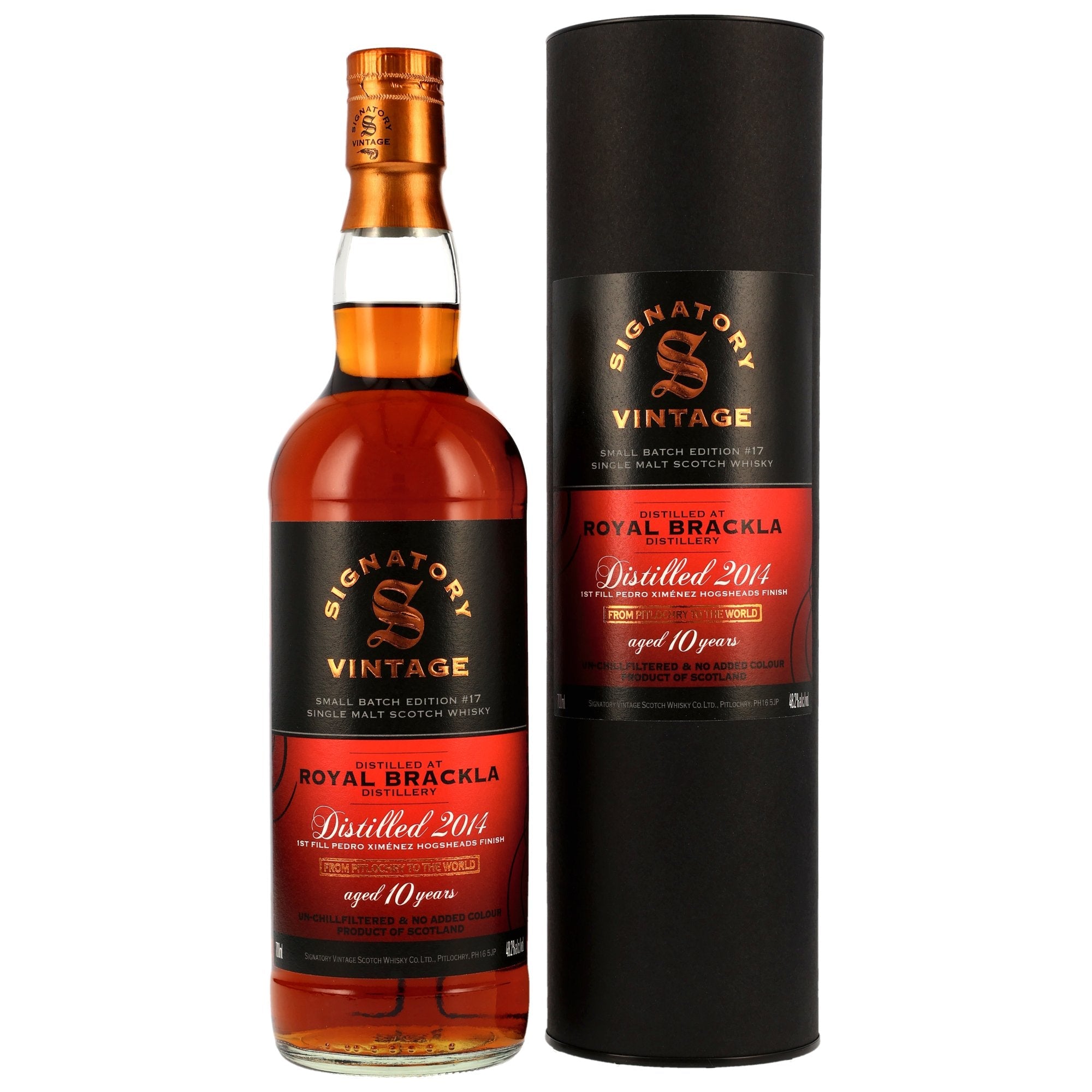 Royal Brackla 2014 Signatory Vintage Small Batch Edition #17 48,2% vol. 700ml 1 - Maltimore - Premium Whisky Onlineshop