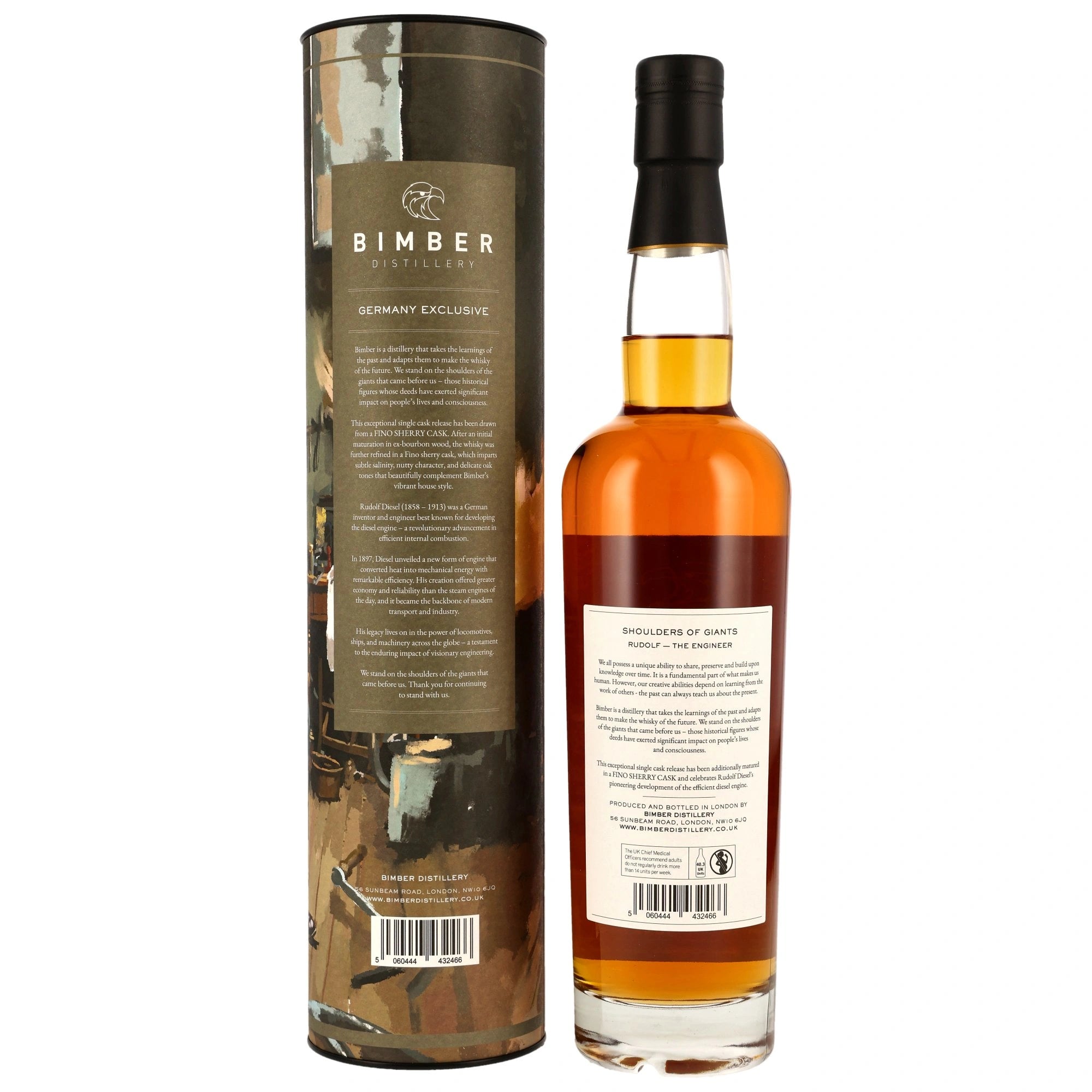 Rudolf – Fino Sherry Cask 540/39 Bimber Shoulders of Giants 57,6% vol. 700ml 2 - Maltimore.de - Premium Whisky Onlineshop