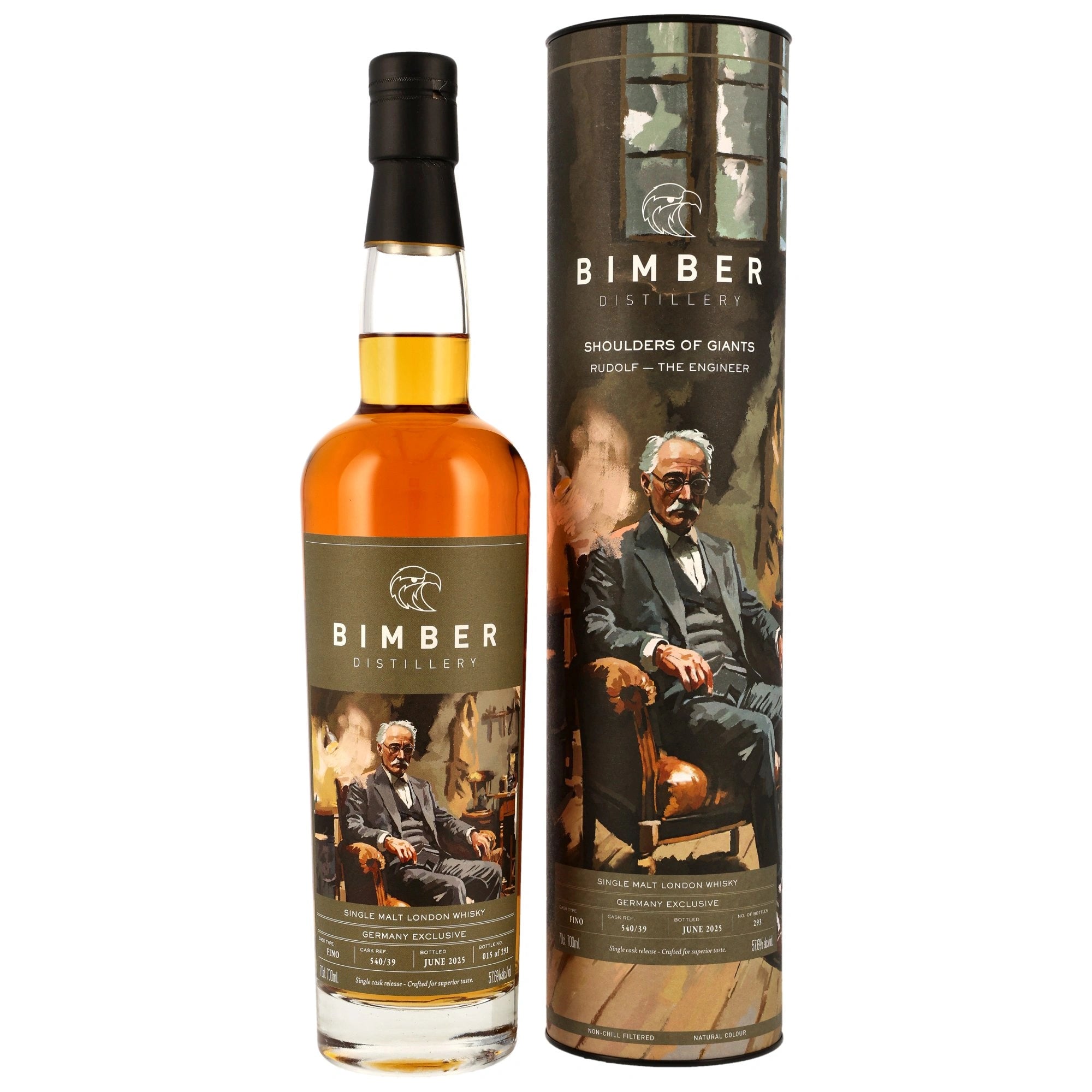 Rudolf – Fino Sherry Cask 540/39 Bimber Shoulders of Giants 57,6% vol. 700ml 1 - Maltimore.de - Premium Whisky Onlineshop