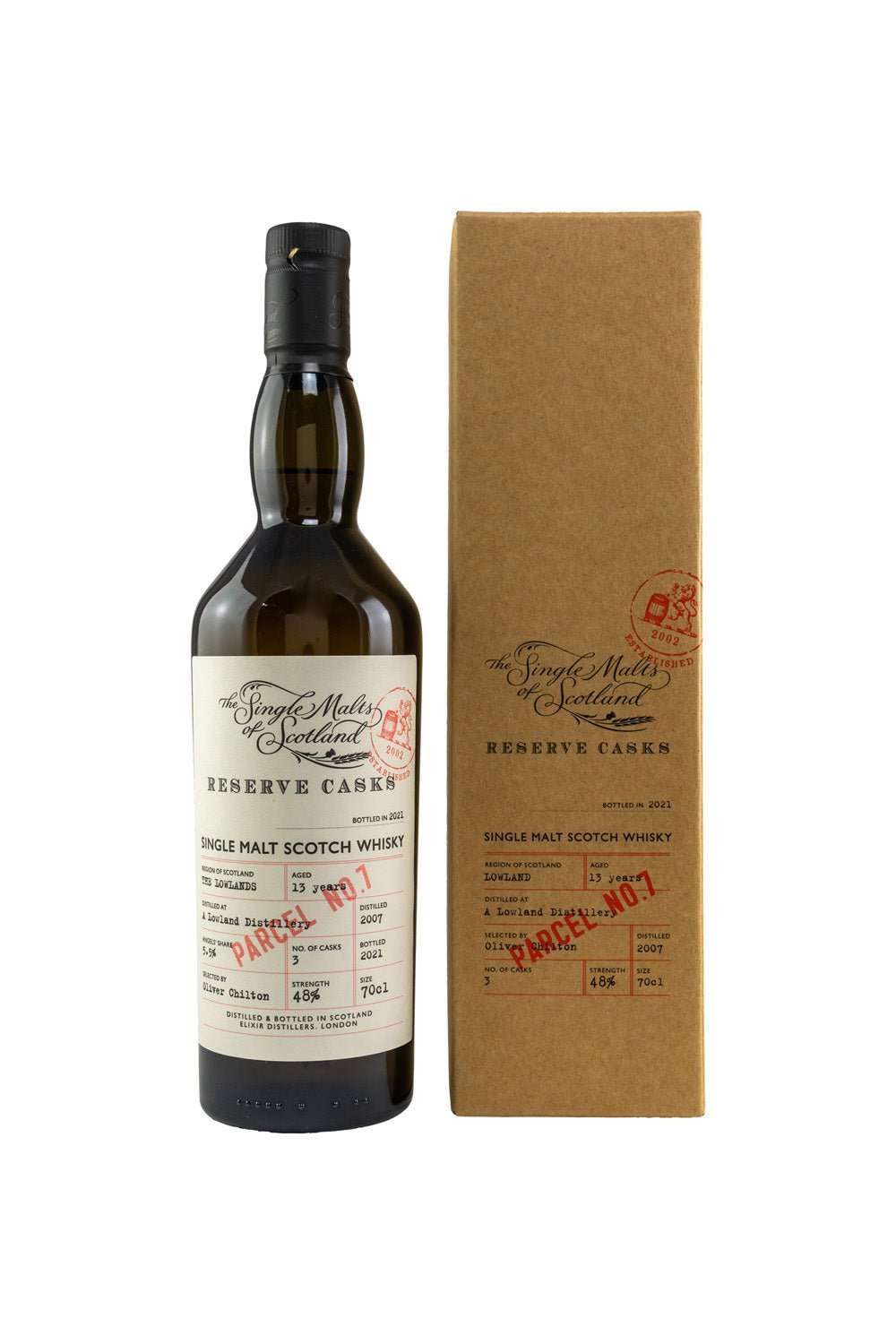 Secret Lowland Distillery 2007/2021 13 Jahre Single Malts of Scotland (SMoS) 48% vol. 700ml 1 - Maltimore - Premium Whisky Onlineshop