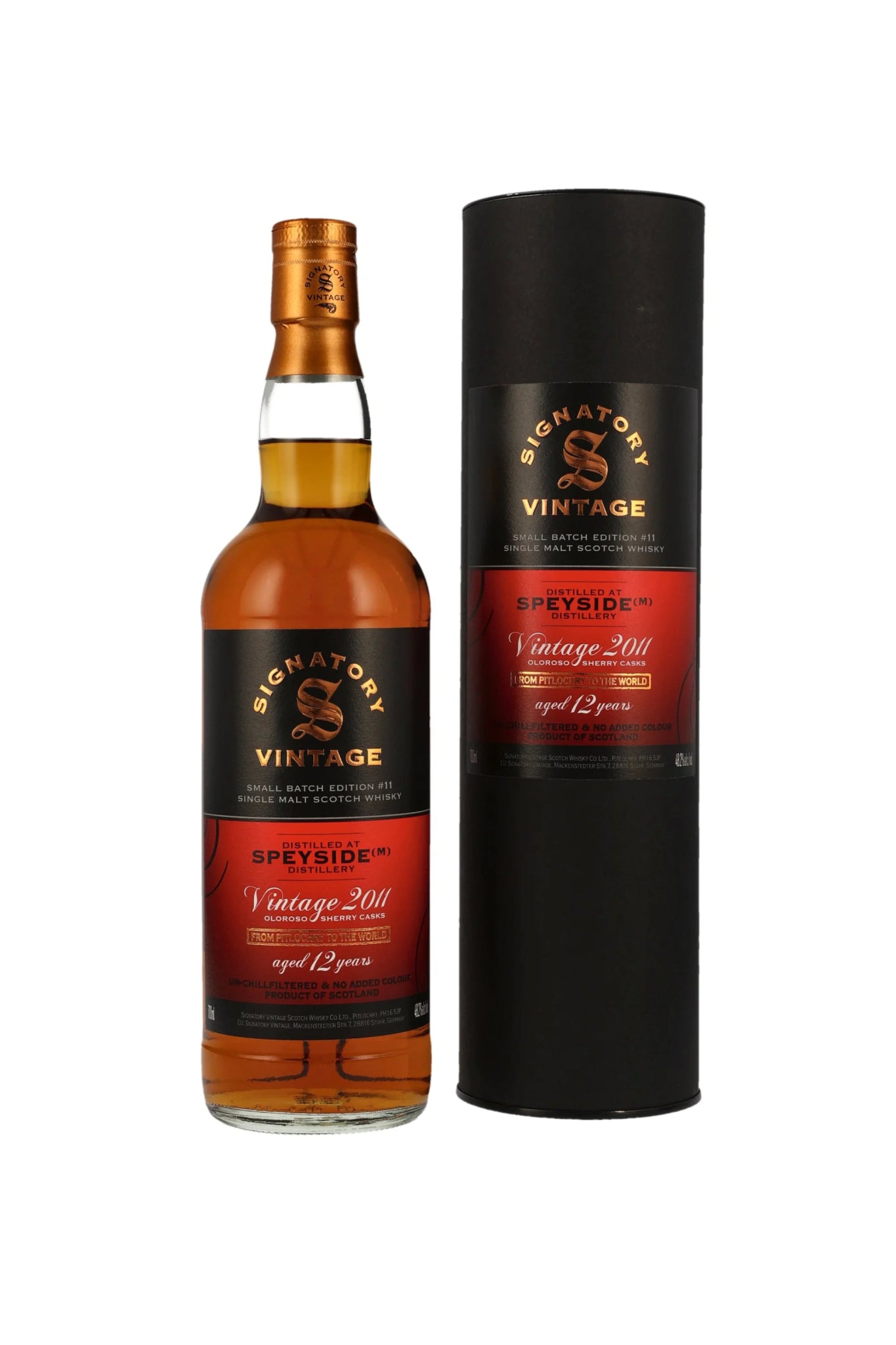 Secret Speyside (M) 2011/2024 SV Signatory Vintage Small Batch Edition #11 48,2% vol. - Maltimore - Premium Whisky Onlineshop
