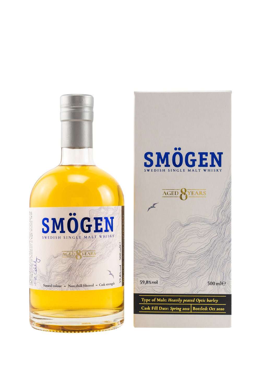 Smögen 2012/2020 8 y.o. Heavily Peated Swedish Single Malt 59,8% vol. 500ml 1 - Maltimore - Premium Whisky Onlineshop