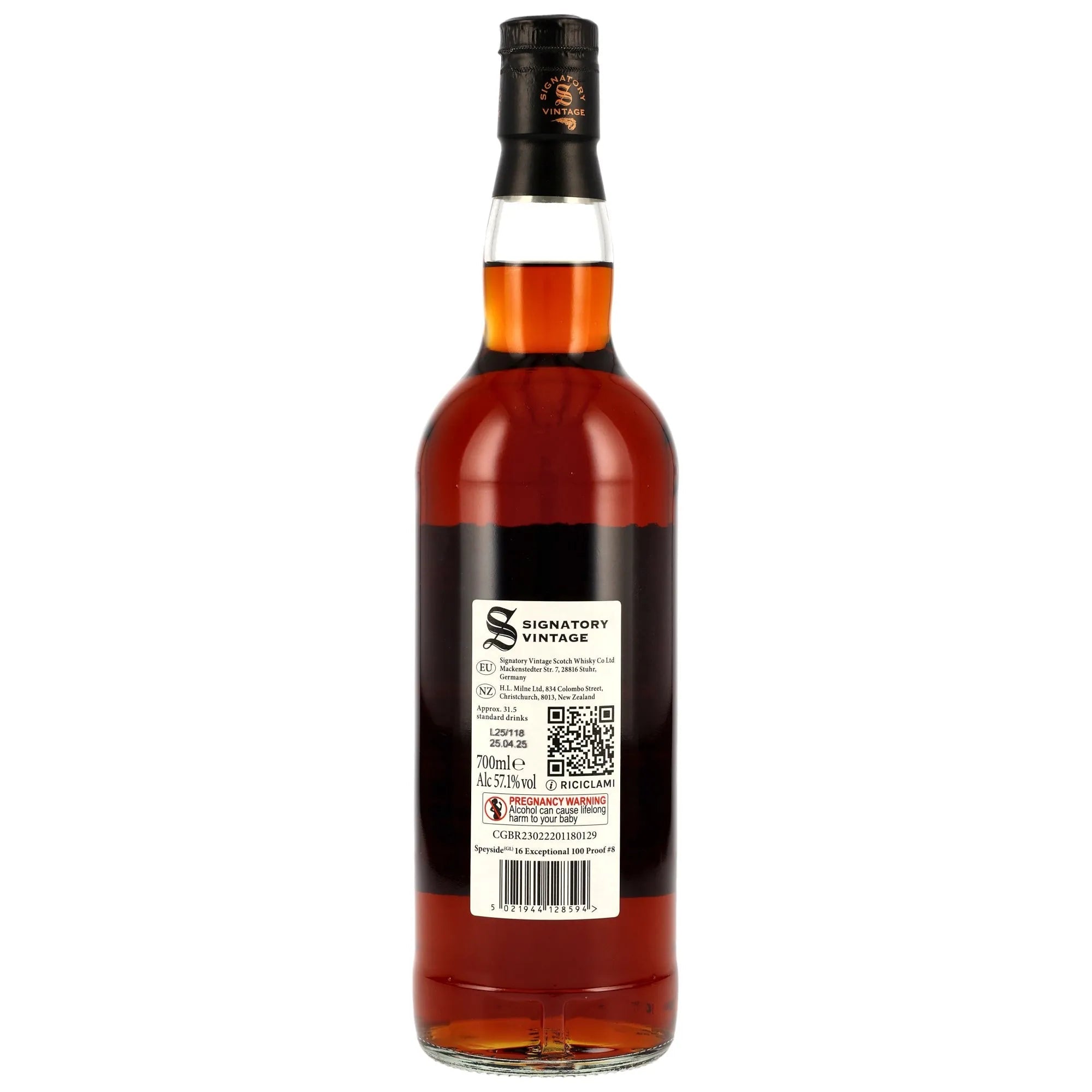 Speyside (GL) 16 Jahre Signatory 100 PROOF Exceptional Cask Edition 8 57,1% vol. 700ml 2 - Maltimore - Premium Whisky Onlineshop