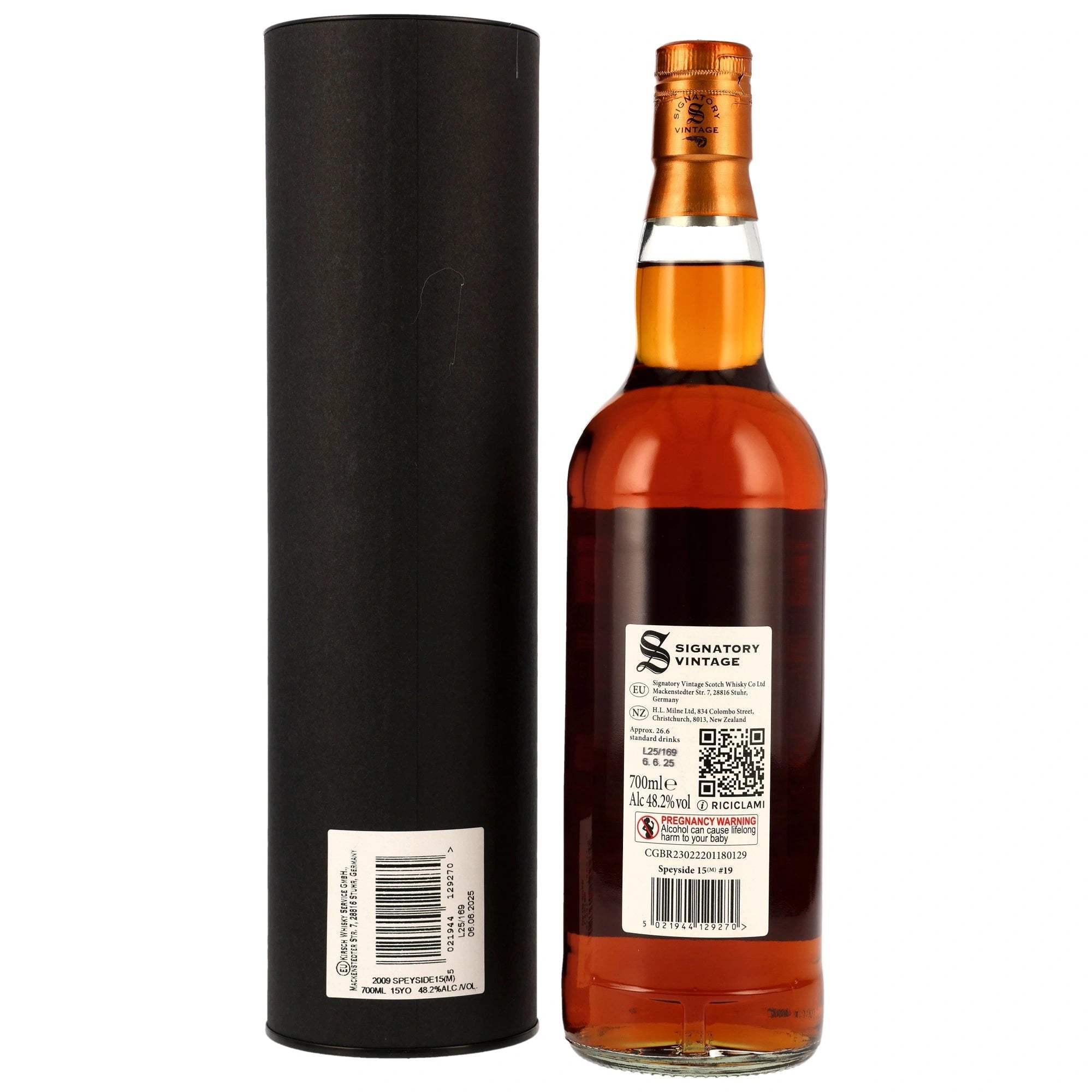 Speyside (M) 2009/2025 Oloroso Sherry Butts Signatory Small Batch Edition 19 48,2% vol 700ml 2 - Maltimore.de - Premium Whisky Onlineshop