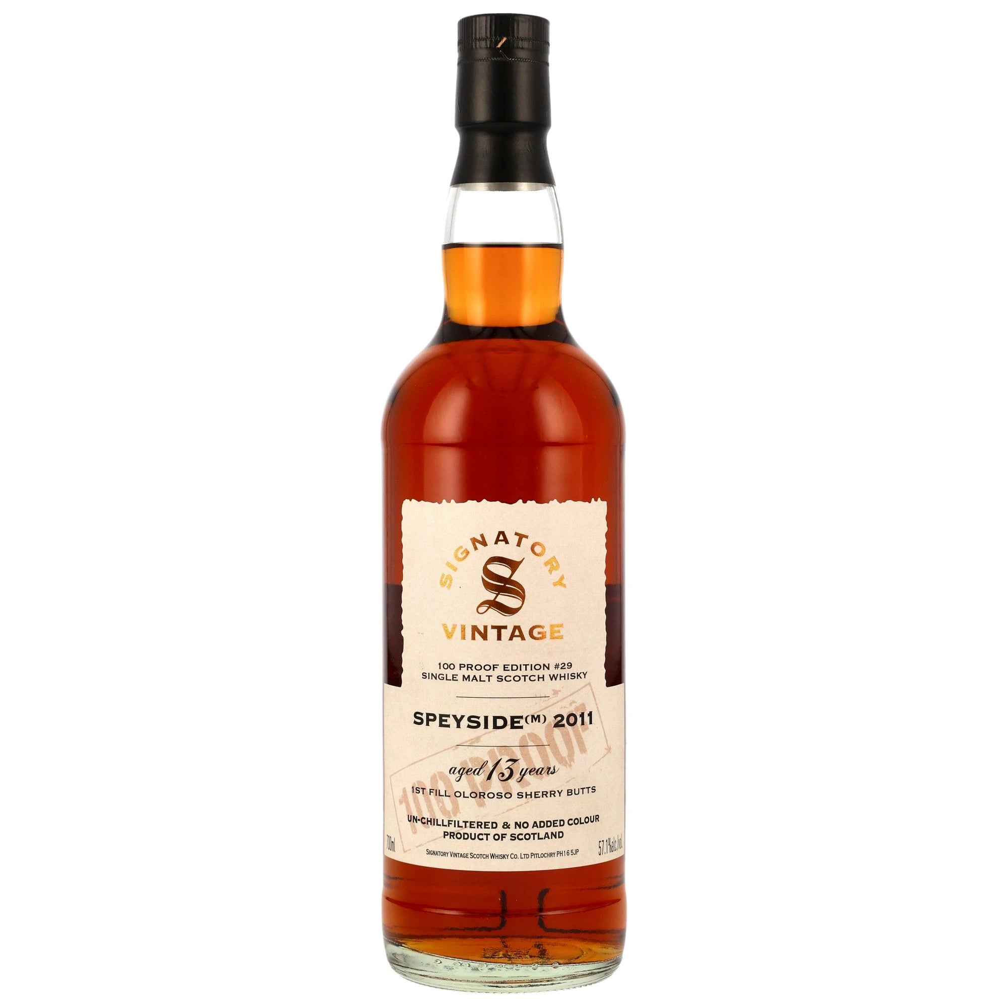 Speyside (M) 2011/2024 Signatory Vintage Single Malt Scotch Whisky 100 Proof Edition #29 57,1% vol. 700ml 1 - Maltimore - Premium Whisky Onlineshop