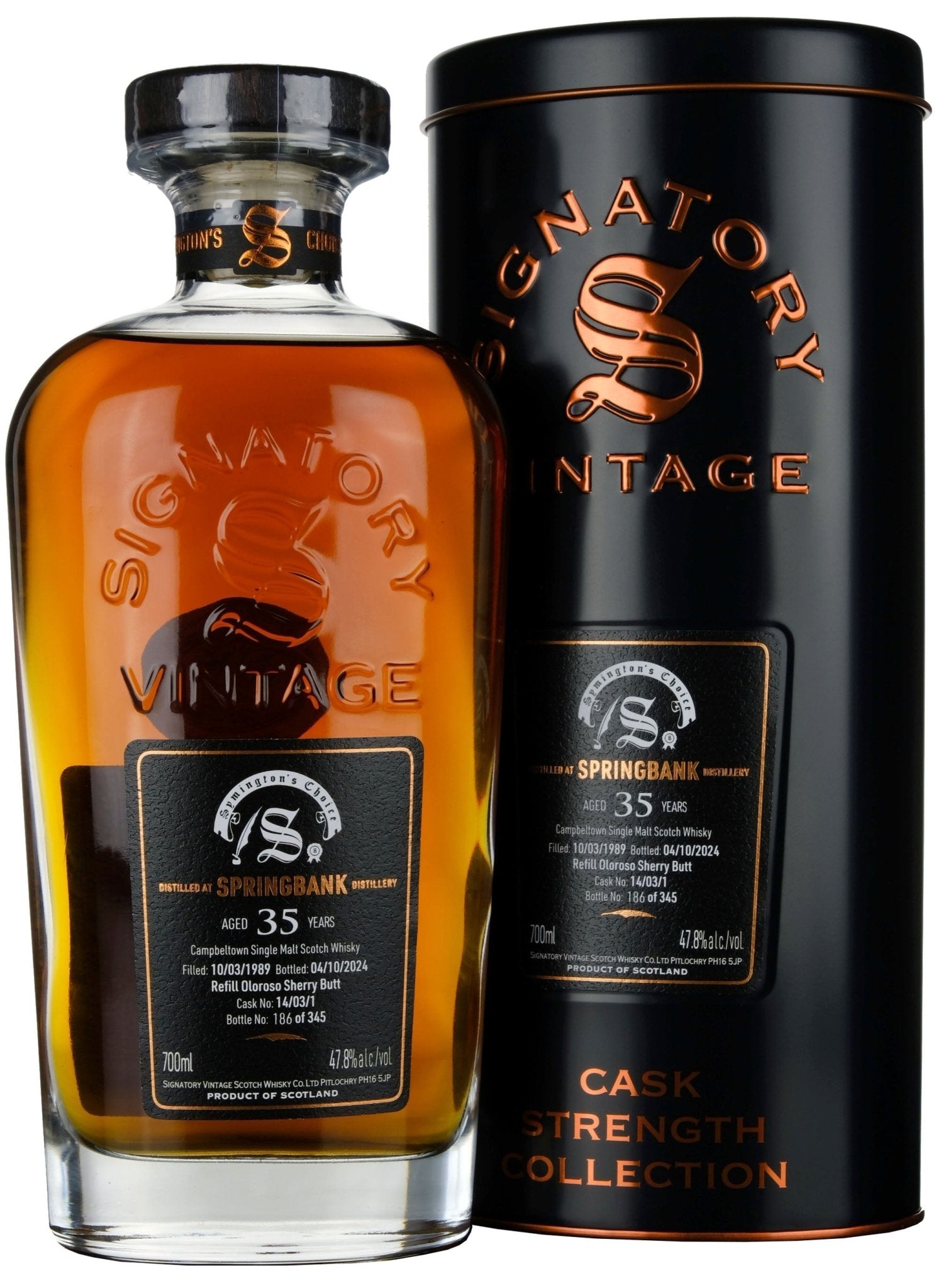 Springbank 1989/2024 35 Jahre 14/03/1 Signatory Symington's Choice 47,8% vol. 700ml 1 - Maltimore.de - Premium Whisky Onlineshop