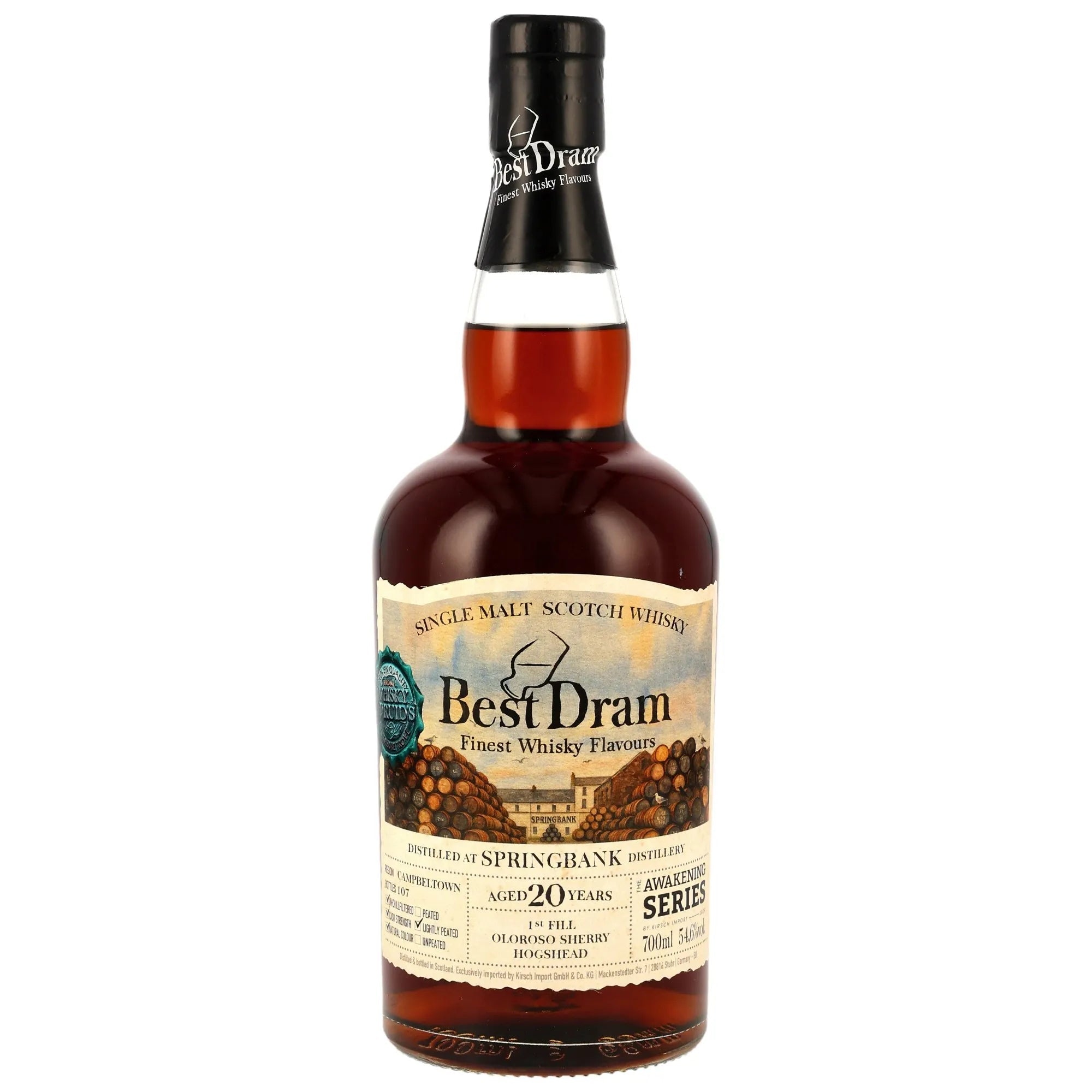 Springbank 20 y.o. 1st Fill Oloroso Sherry Cask - The Awakening Series (Best Dram) 54,6% vol 700ml 1 - Maltimore.de - Premium Whisky Onlineshop