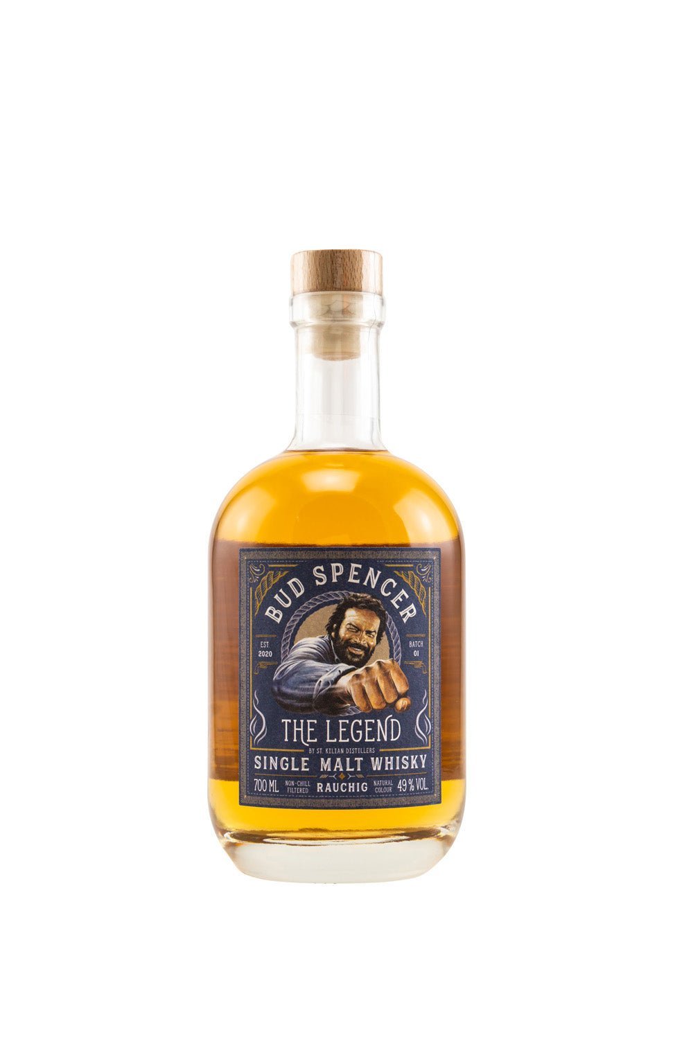 St. Kilian Bud Spencer The Legend Peated Rauchig Batch 01 49% vol. 700ml 1 - Maltimore - Premium Whisky Onlineshop