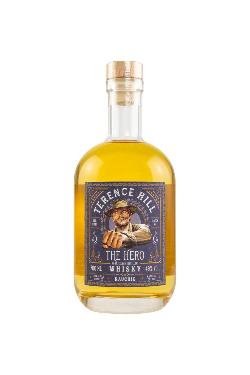 St. Kilian Terence Hill The Hero Peated Batch 01 Whisky 49% vol. 700ml 1 - Maltimore - Premium Whisky Onlineshop