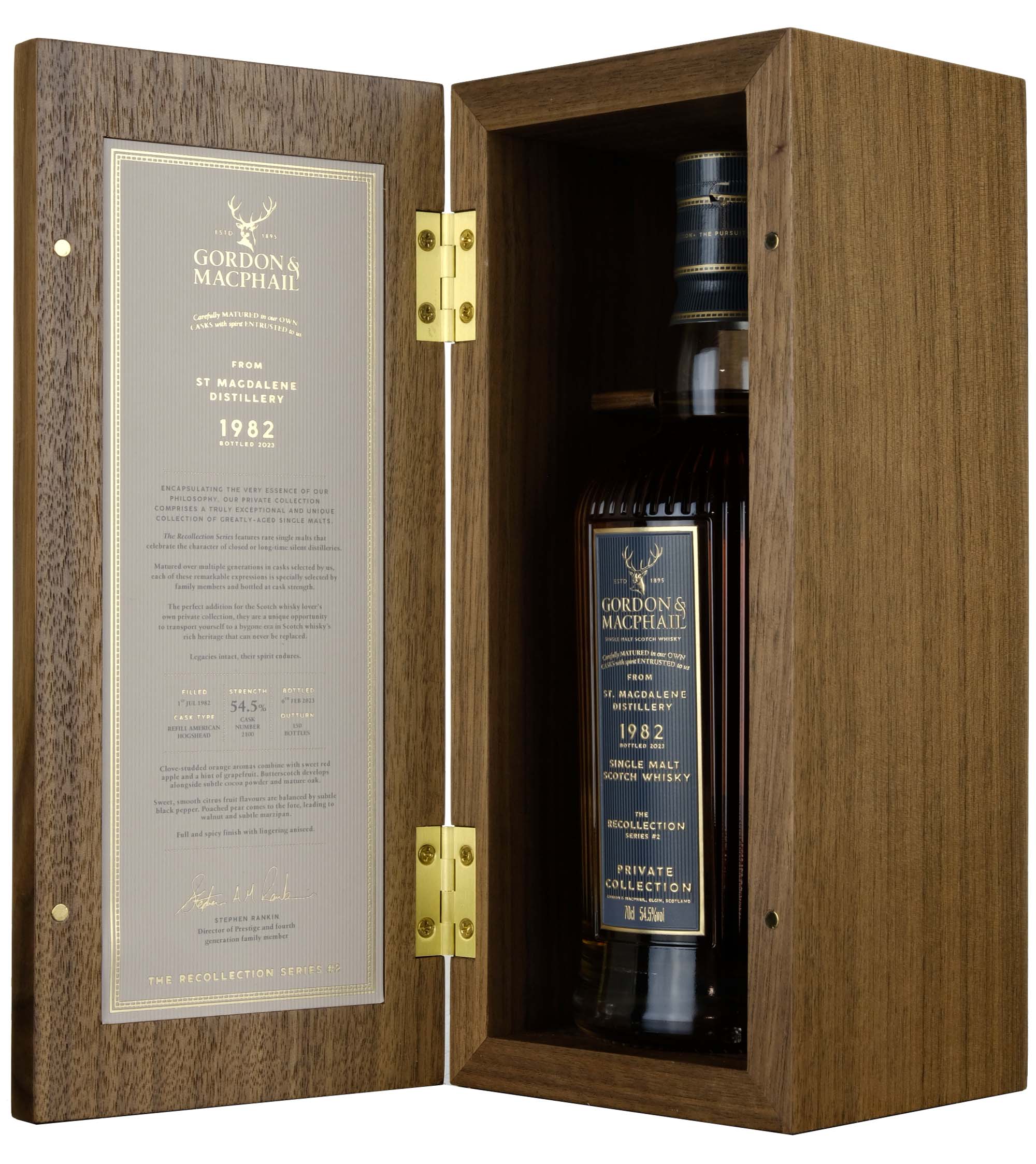 St. Magdalene 1982/2023 40 Jahre Fass #2100 Gordon & MacPhail Private Collection 54,5% vol. 700ml