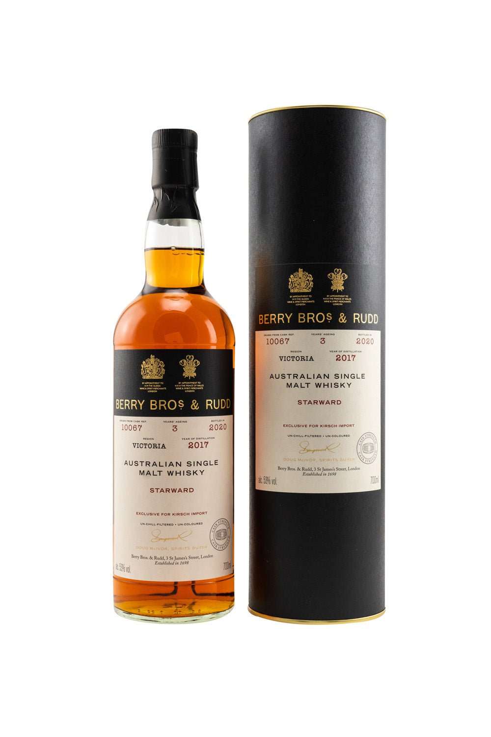 Starward 2017 BR #10067 Single Cask Release 53% vol. 700ml 1 - Maltimore - Premium Whisky Onlineshop