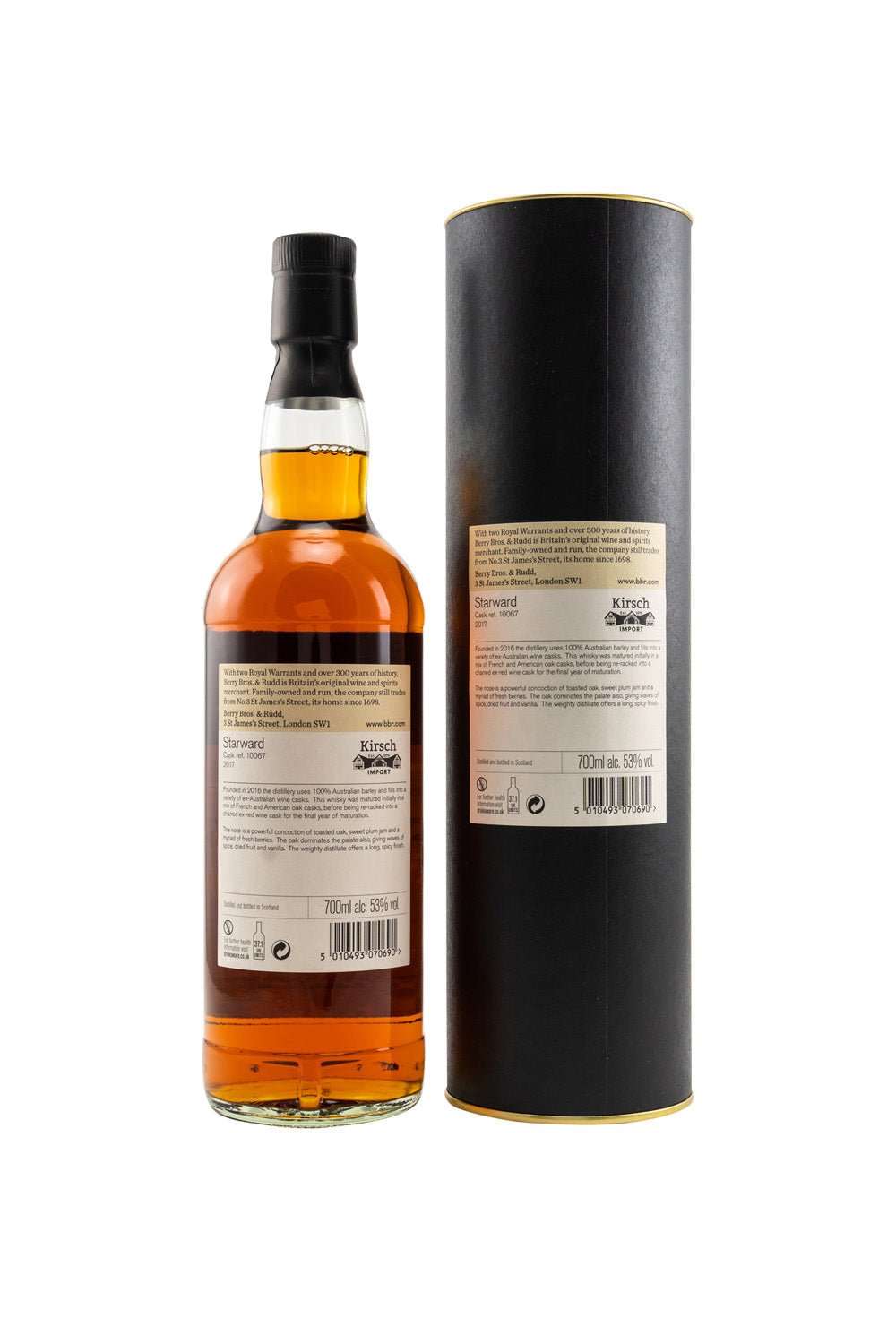 Starward 2017 BR #10067 Single Cask Release 53% vol. 700ml - Maltimore - Premium Whisky Onlineshop