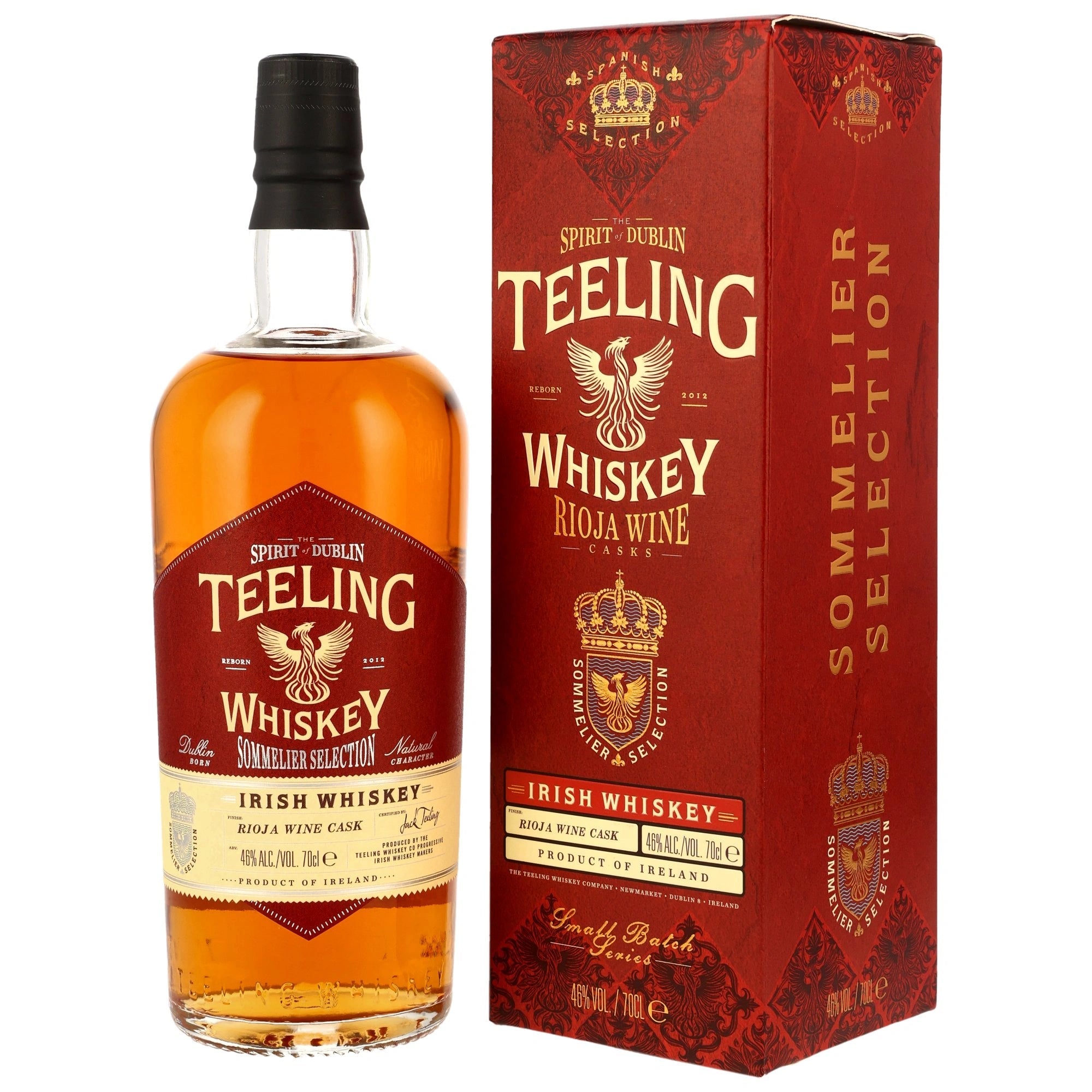 Teeling Sommelier Rioja Wine Cask Finish 46% vol. 700ml 1 - Maltimore.de - Premium Whisky Onlineshop