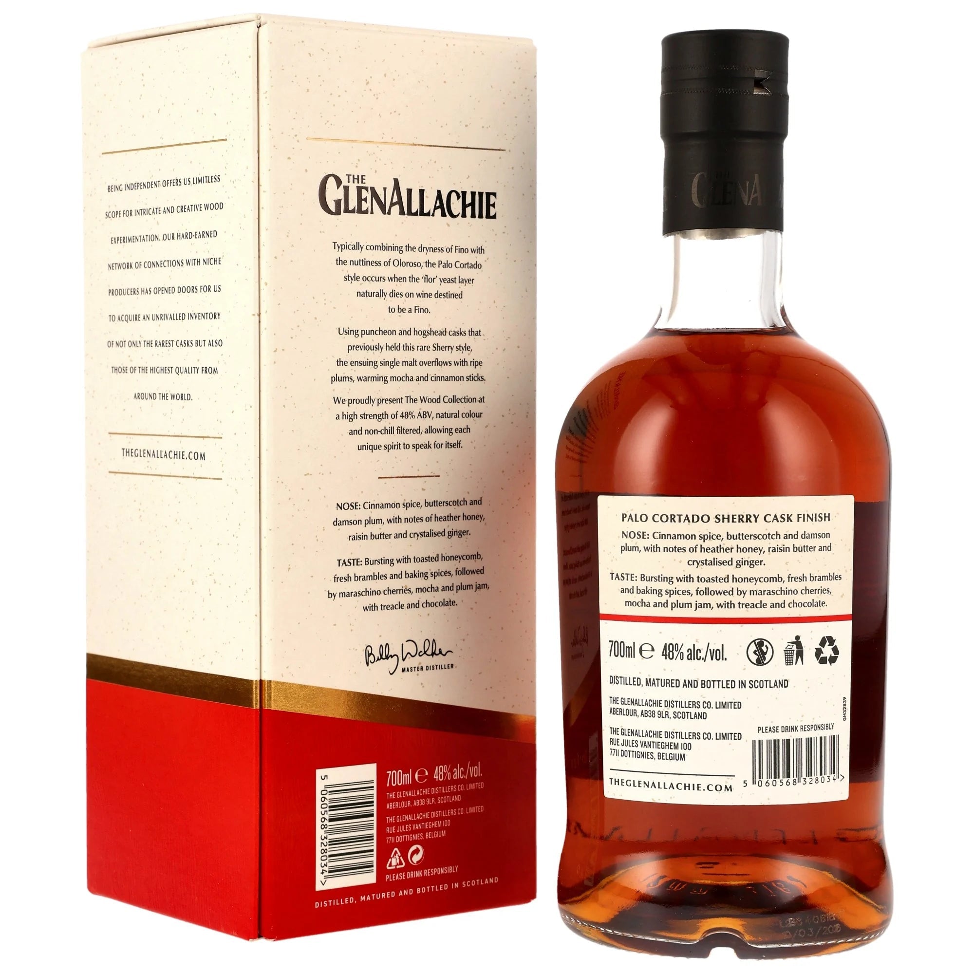 The GlenAllachie 11 Jahre Palo Cortado Sherry Cask Finish 48% vol. 700ml 2 - Maltimore.de - Premium Whisky Onlineshop