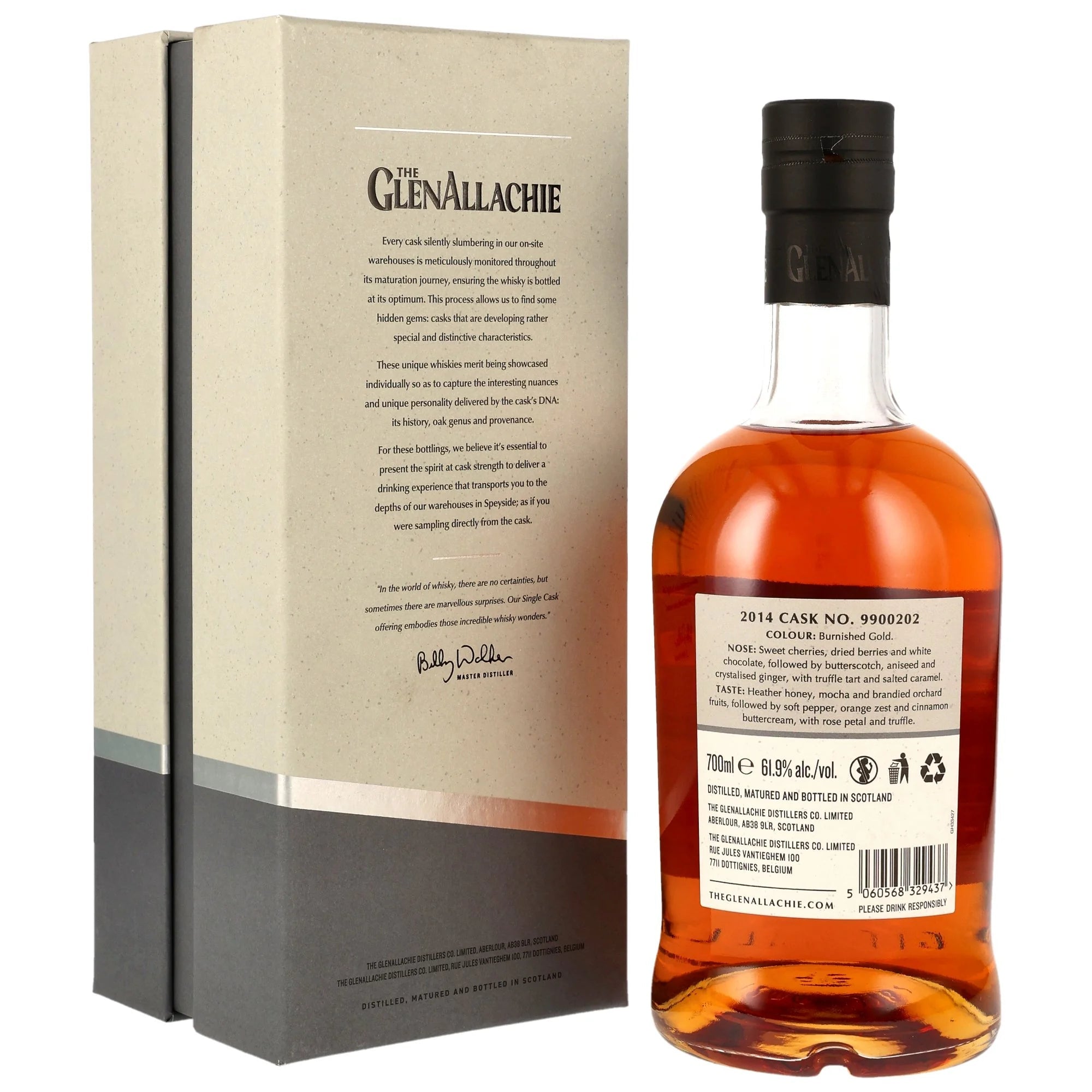 The GlenAllachie 2014/2025 Barolo Wine Barrel 9900202 Kirsch Exclusive 61,9% vol. 700ml 2 - Maltimore.de - Premium Whisky Onlineshop