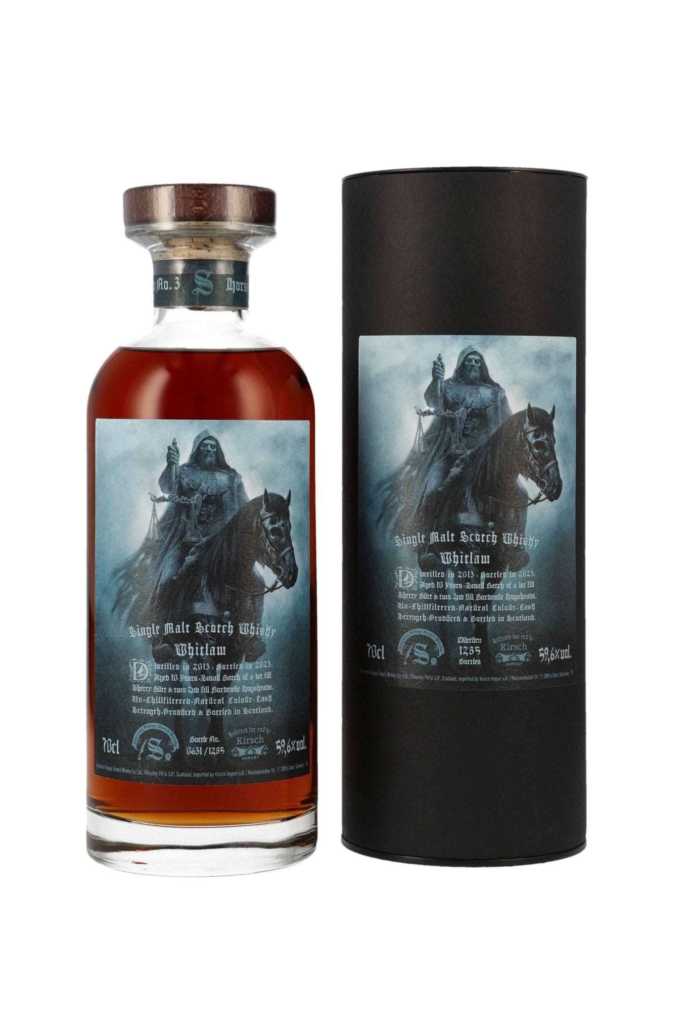 Whitlaw 2013/2023 Horseman No.3 Signatory Vintage Cask Strength 59,6% vol. 700ml 1 - Maltimore - Premium Whisky Onlineshop
